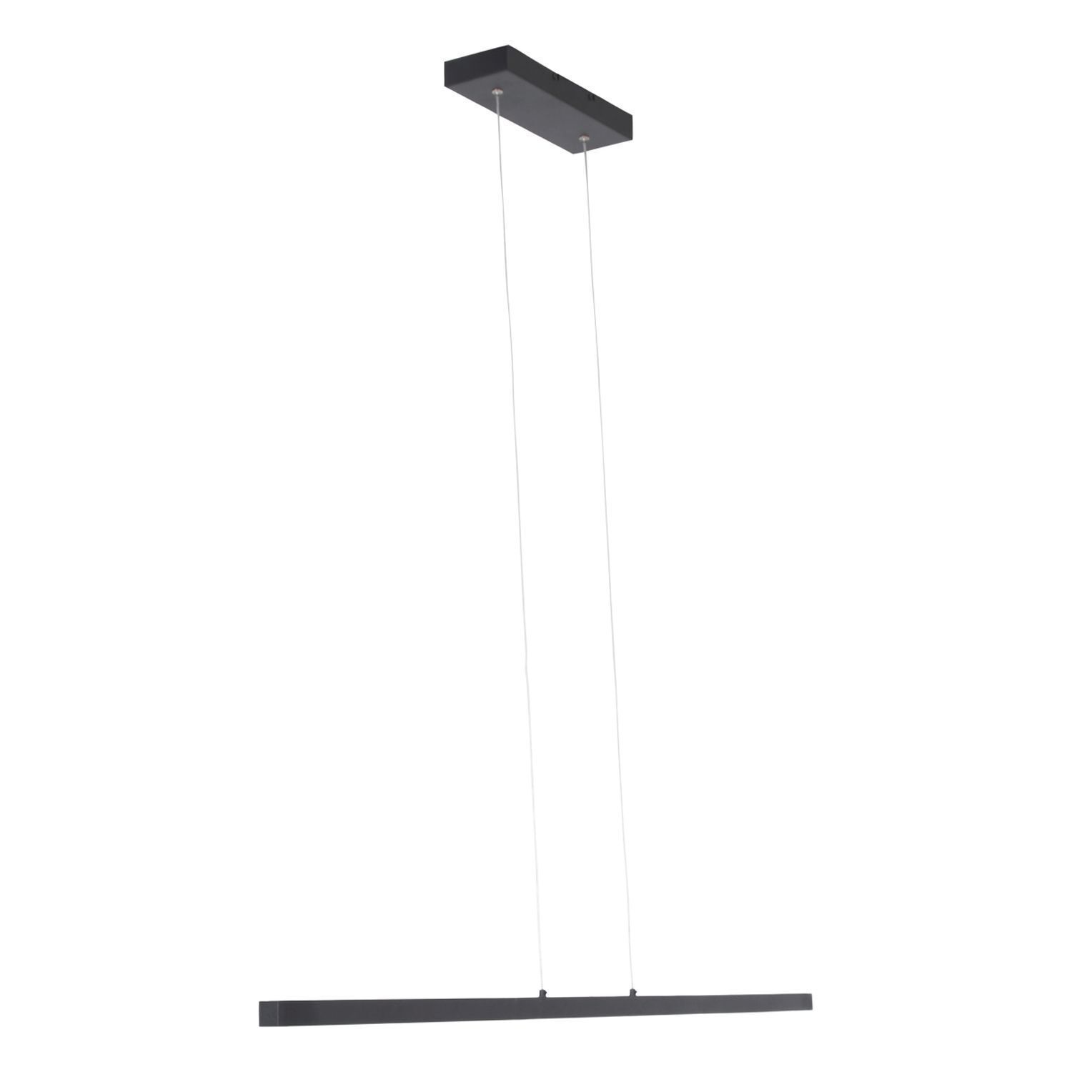 Lampe LED à suspendre noire L:114 cm 20 W 2700 K Moderne