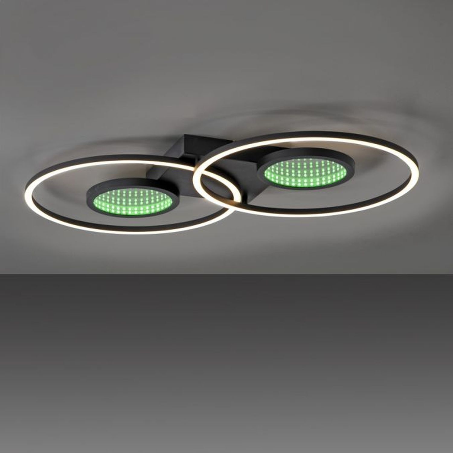 Lampe de plafonnier LED Télécommande Effet de profondeur 2700-5000 K Deckenleuchte