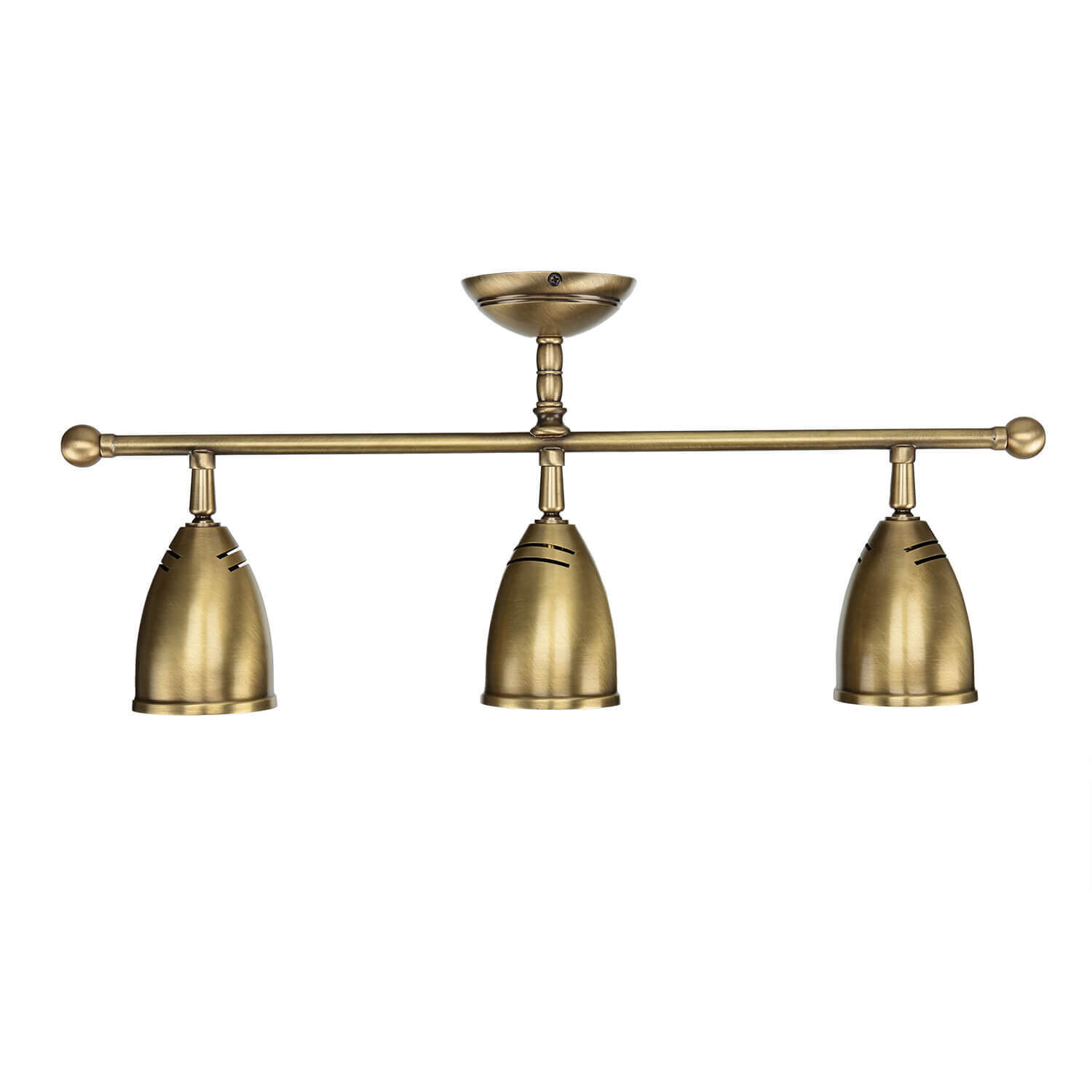 Lampe de plafonnier orientable Rustique Bronze clair