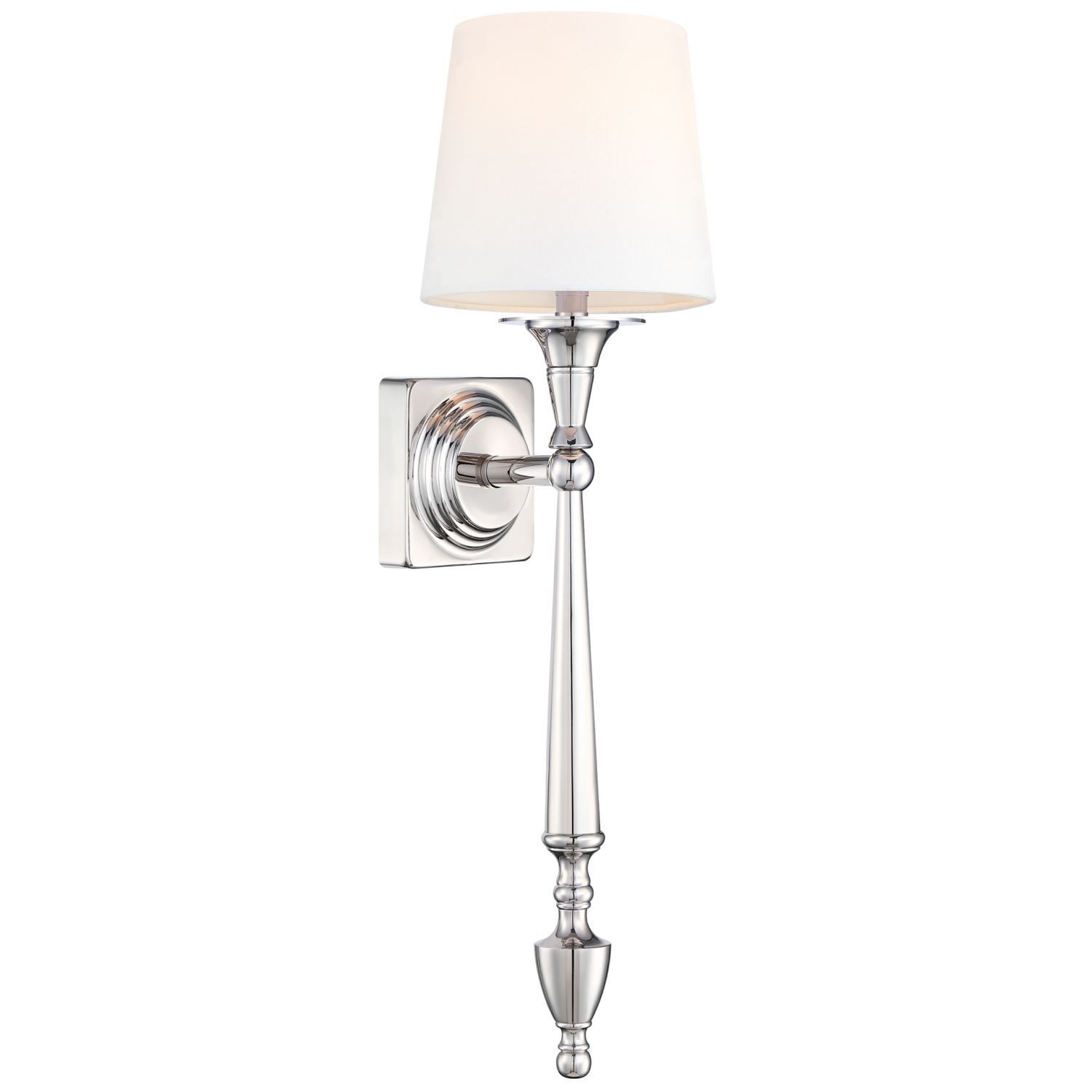 Wandlampe, Wandleuchte, Chrom/Metall, Samtlampenschirm, Armlampe