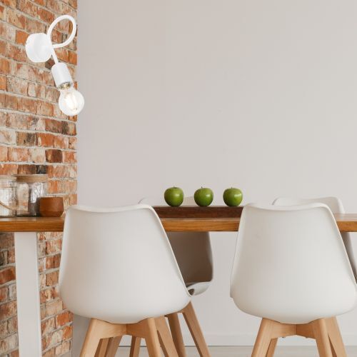 Applique murale Blanc flexible Moderne Métal Lampe