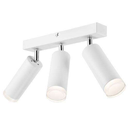 Plafonnier blanc Aluminium 3-flmg Moderne