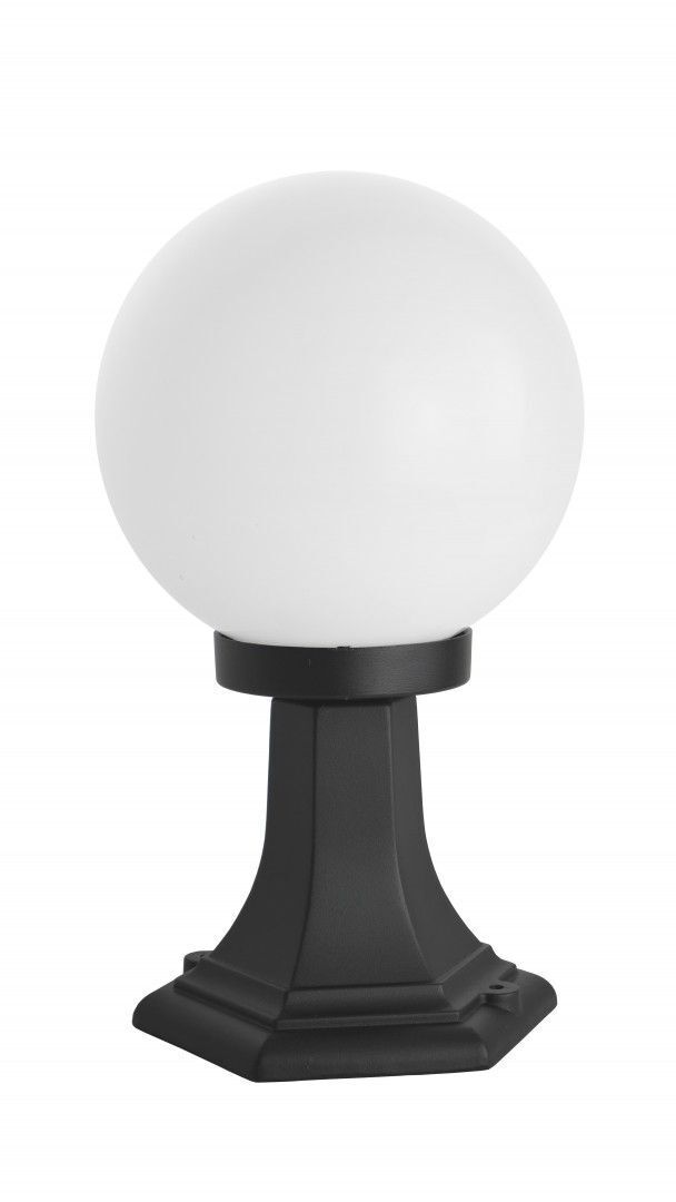 Lampe d'extérieur noir blanc Abat-jour sphérique 36cm E27