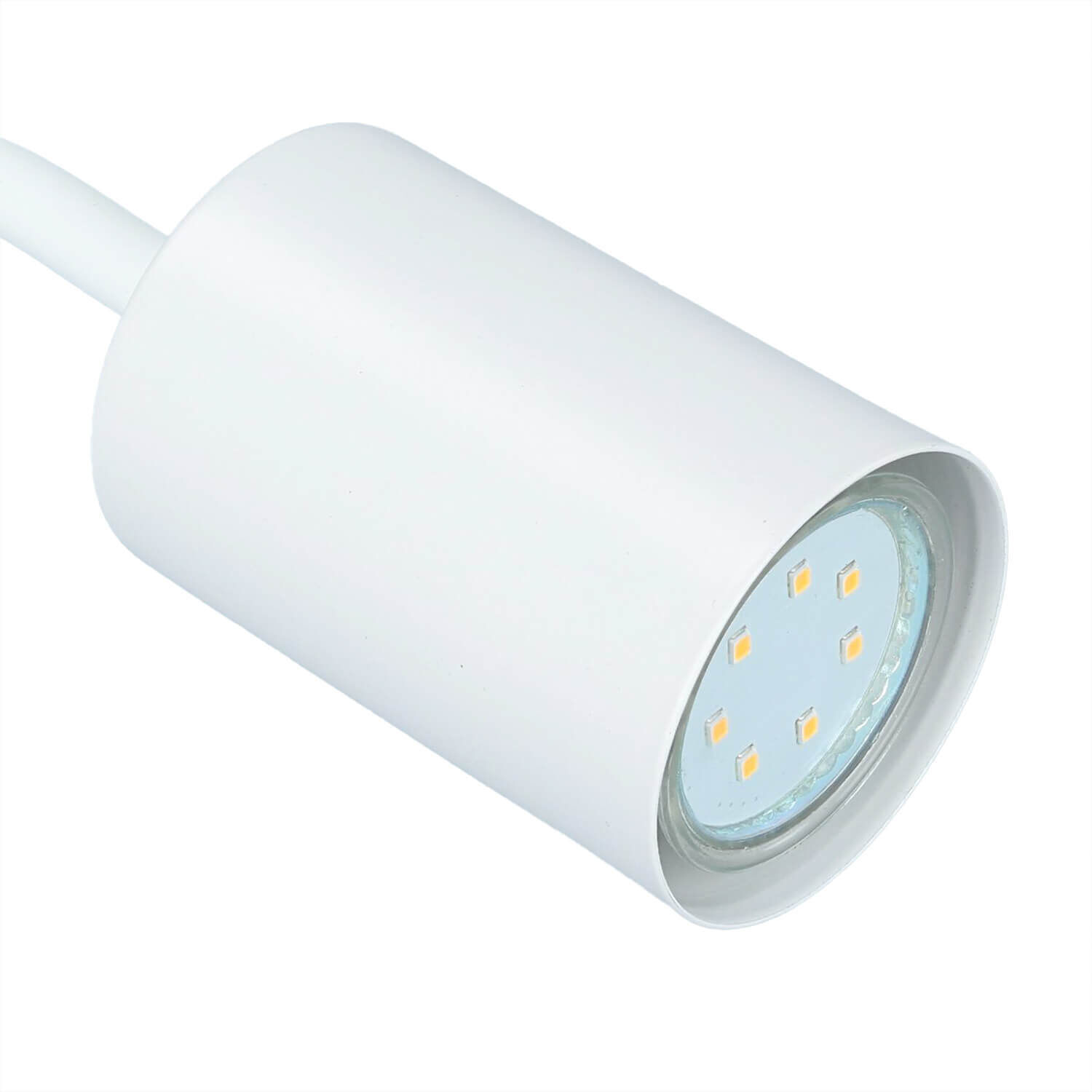 Wandlampe mit Schalter Weiß verstellbar Lesearm GU10 Beleuchtung, Lampe