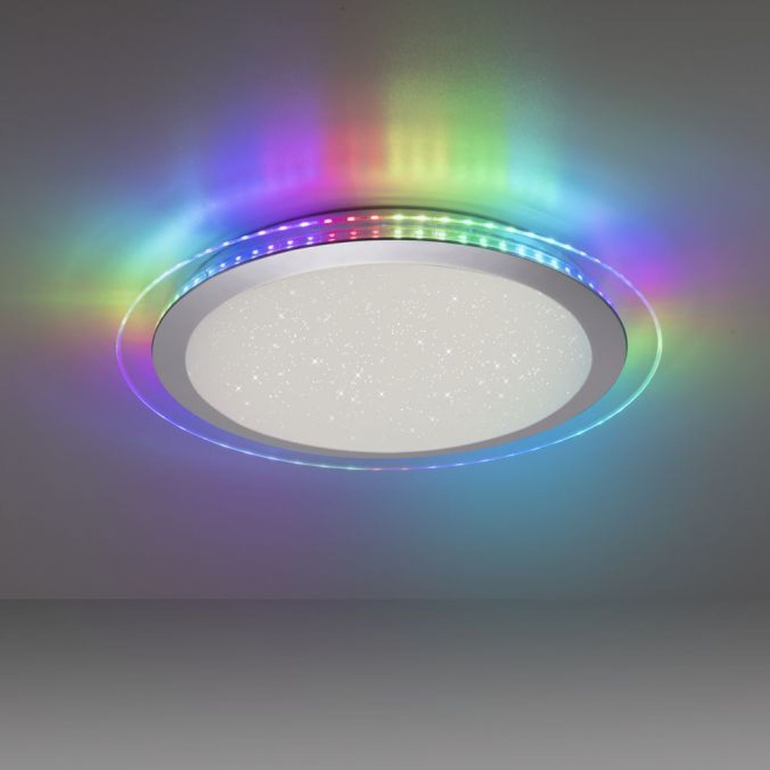 Lampe de plafonnier LED Rainbow RGB Dimmer Ø45 cm Télécommande