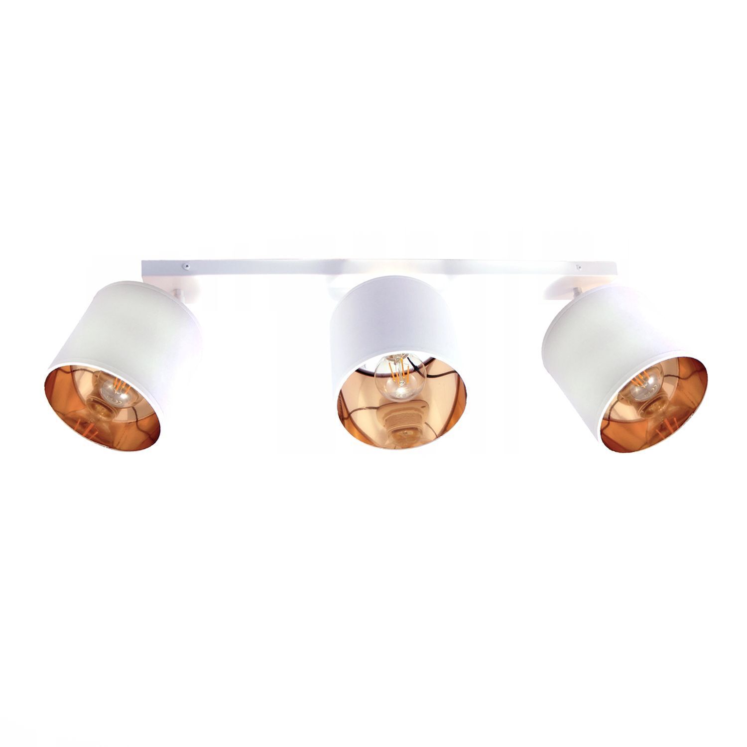 Spot de plafond réglable 3 flammes tissu anti-éblouissement E27