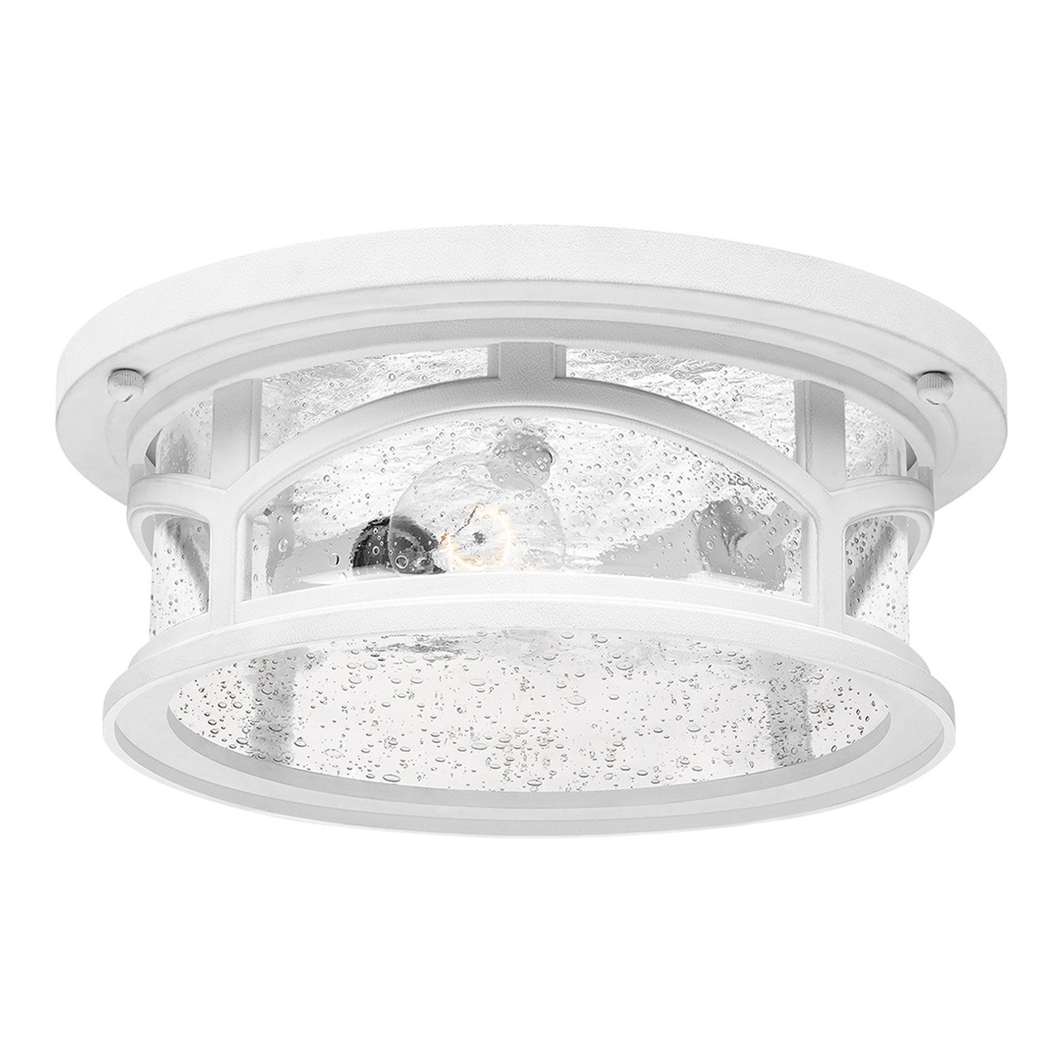 Plafonnier extérieur IP44 design vintage blanc entrée