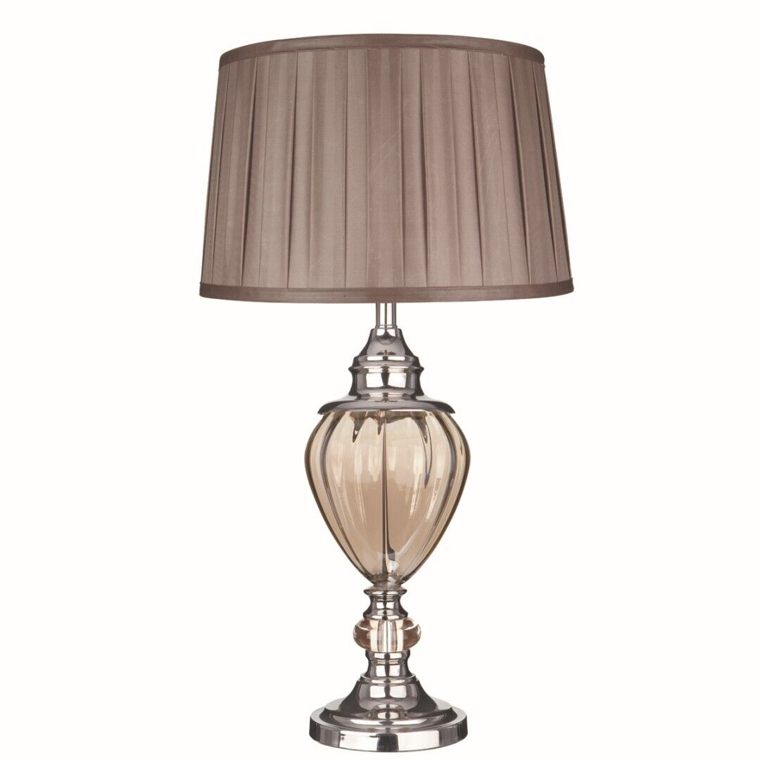 Lampe de table classique E27 orange tendre