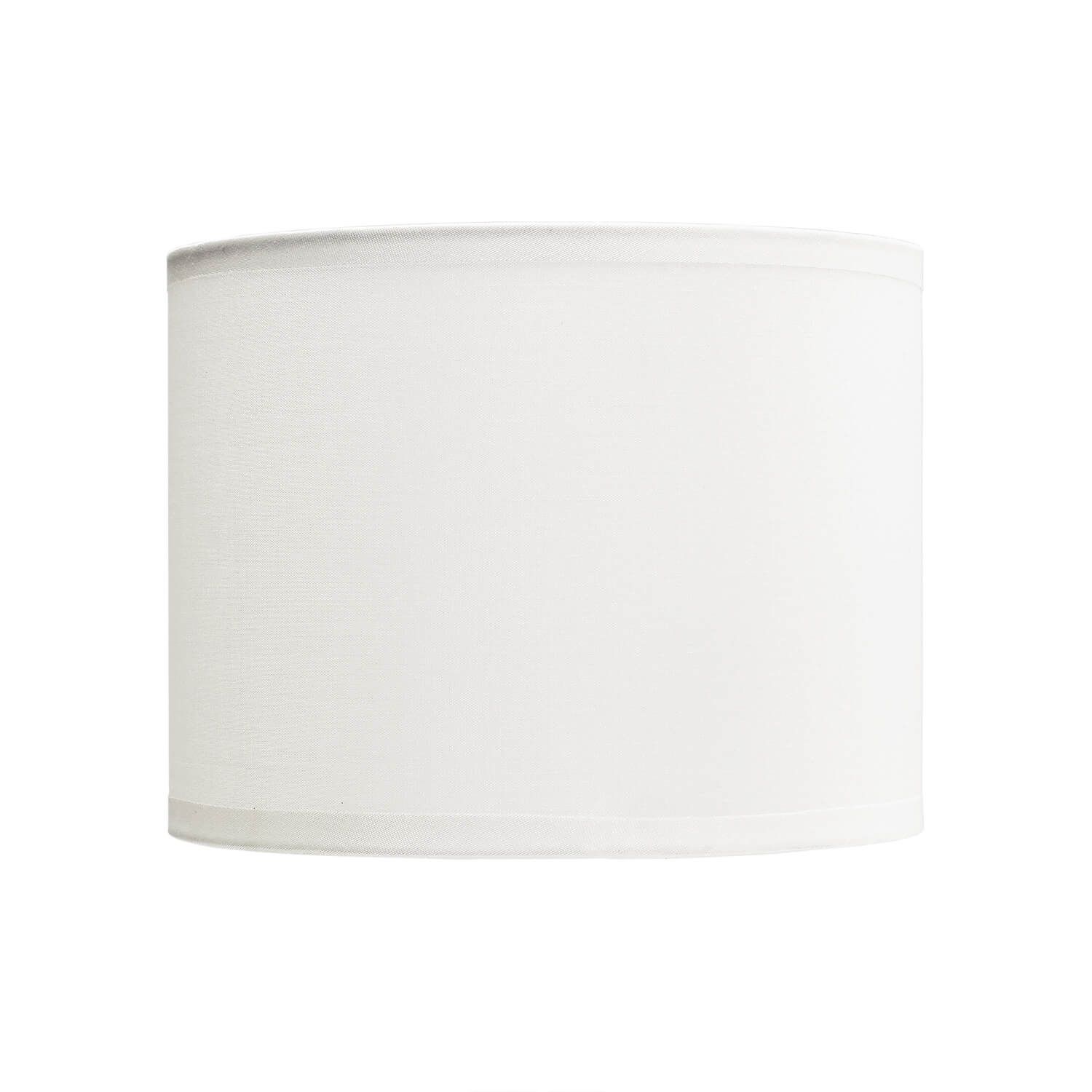 Abat-jour Tissu Cylindre Blanc pour lampe de table E14