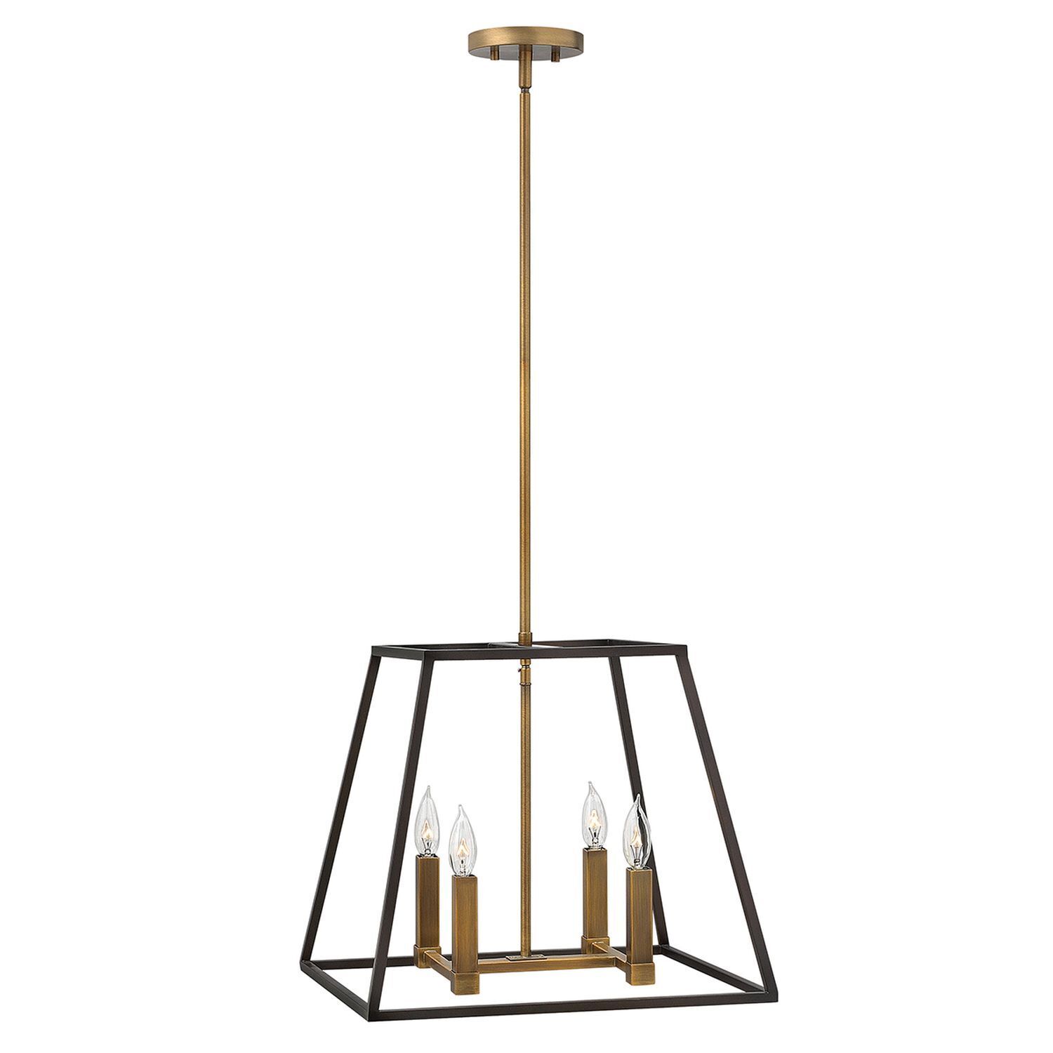 Plafonnier vintage TORRE bronze à raccourcir Lampe