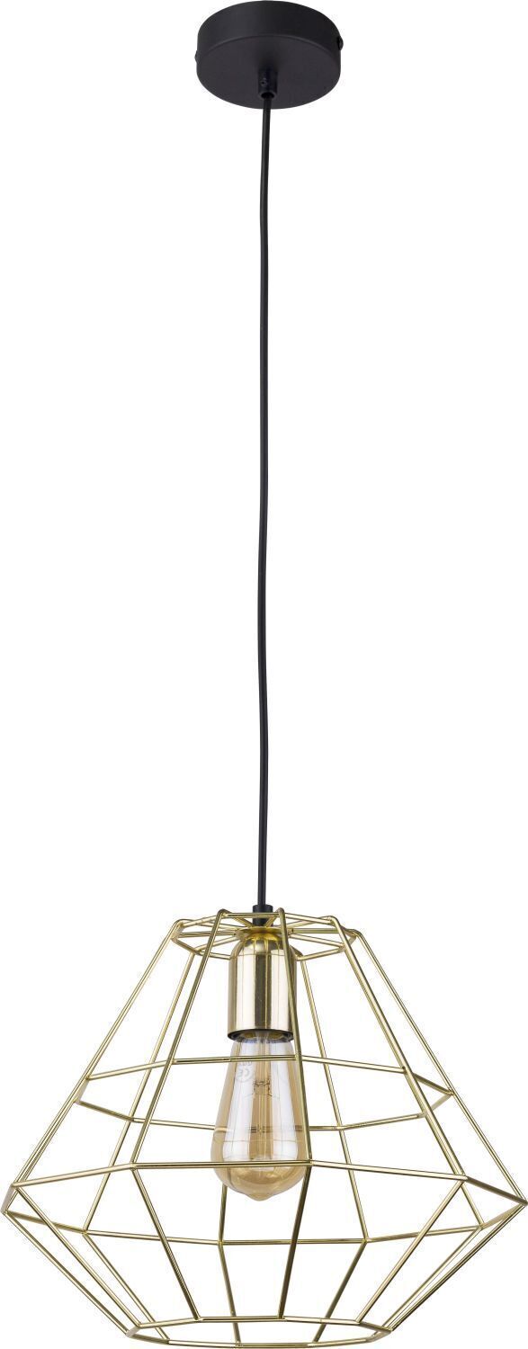 Hängelampe DIAMOND in Gold Schwarz Lampe Esstisch Leuchte, Lampe, Deckenleuchte