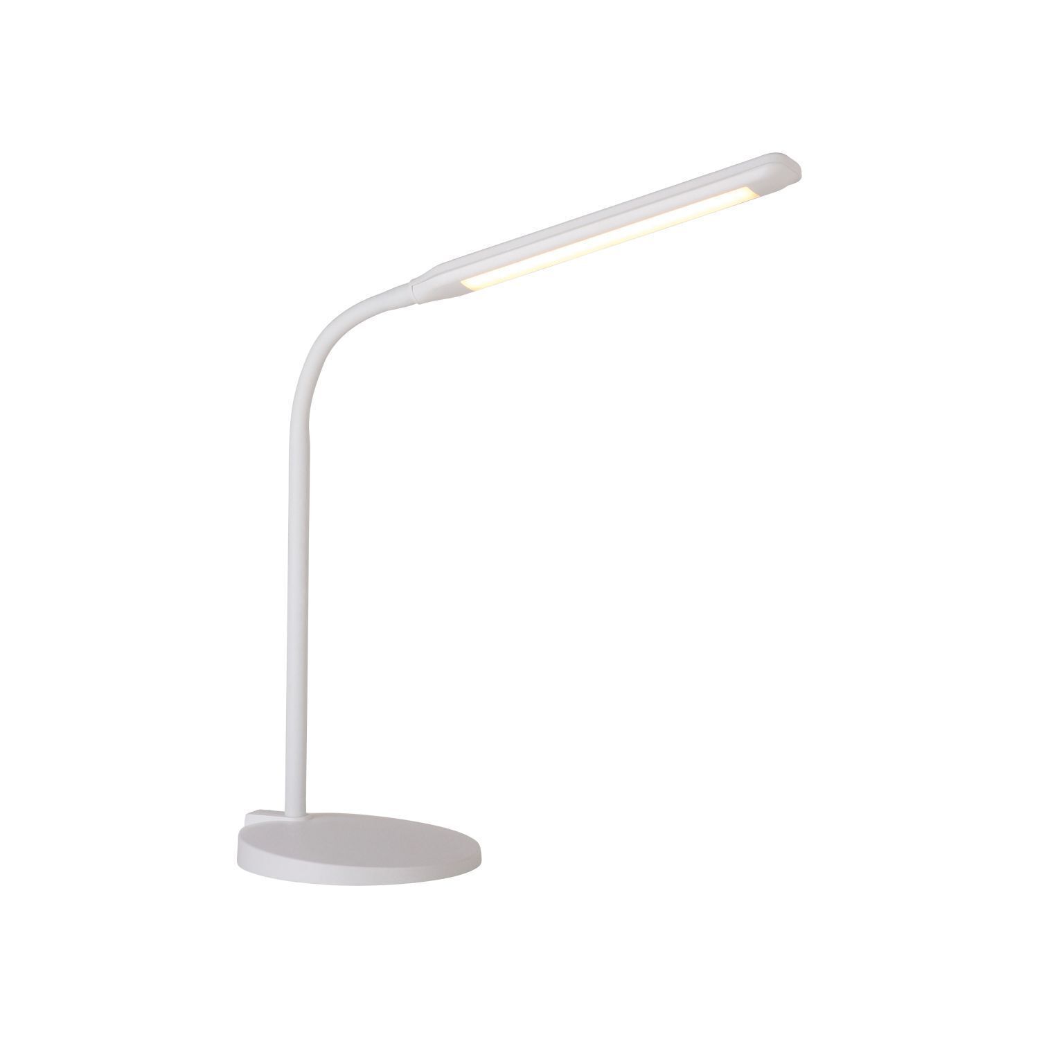 Lampe de bureau LED Métal Blanc Touch 64 cm flexible