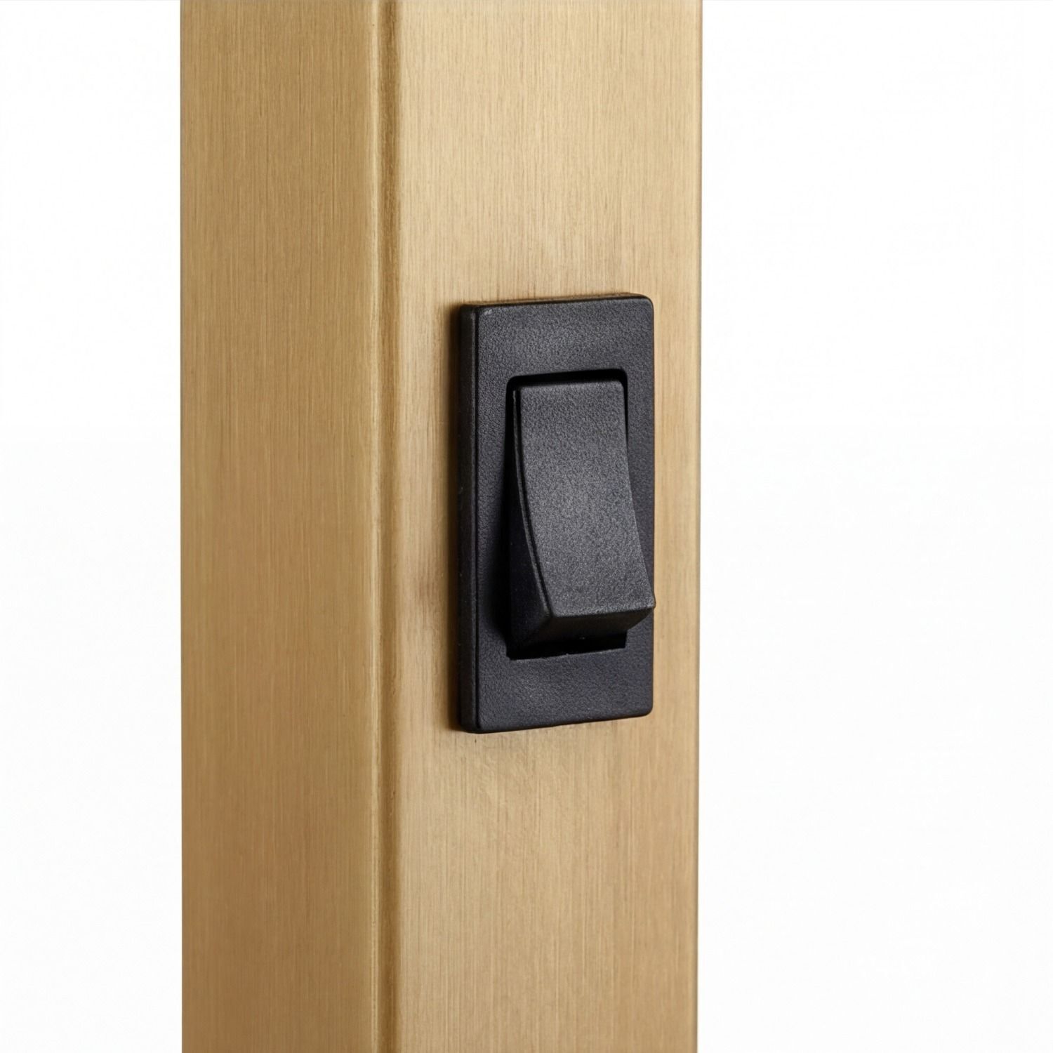 Türschalter, Schalter, Schrankverkleidung, Holz, Schwarz