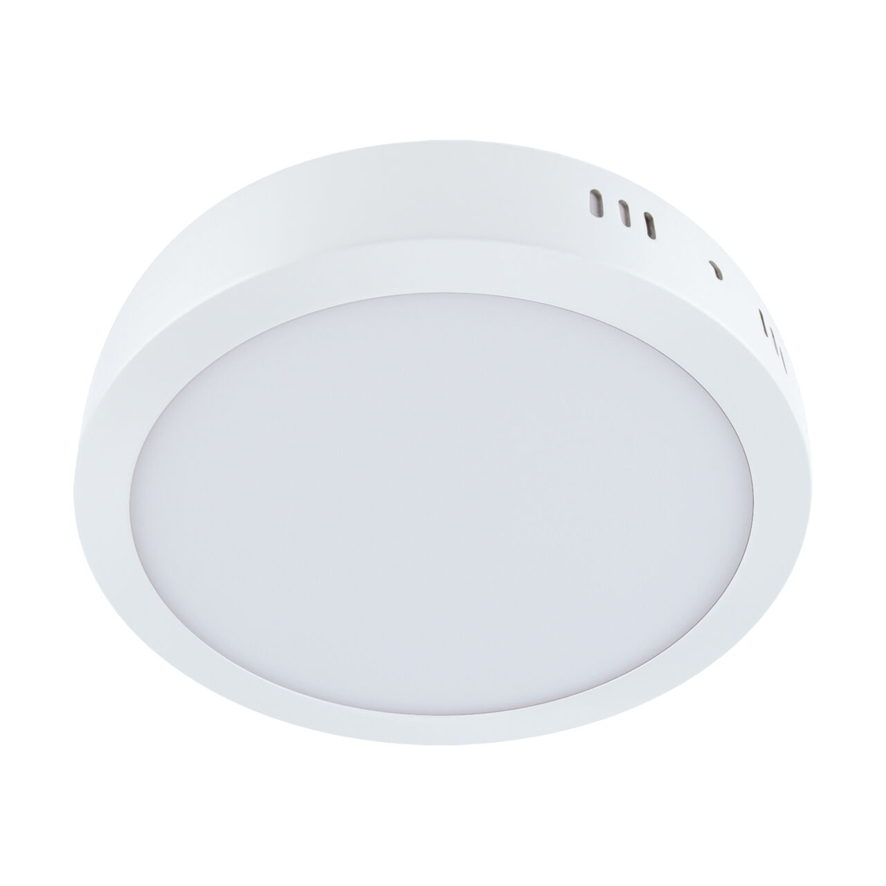 Lampe de plafonnier LED apparente 4000 K Ø 30 cm Blanc rond