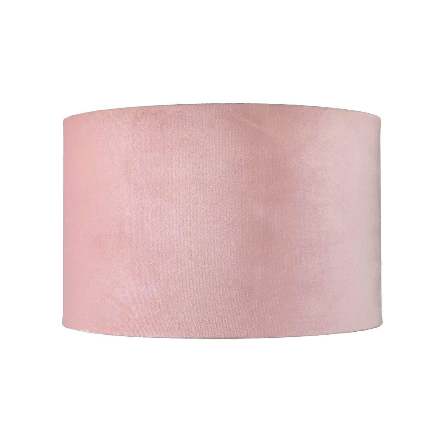 Abat-jour velours D : 28 cm en rose argent rond Lampe, Lampenschirm