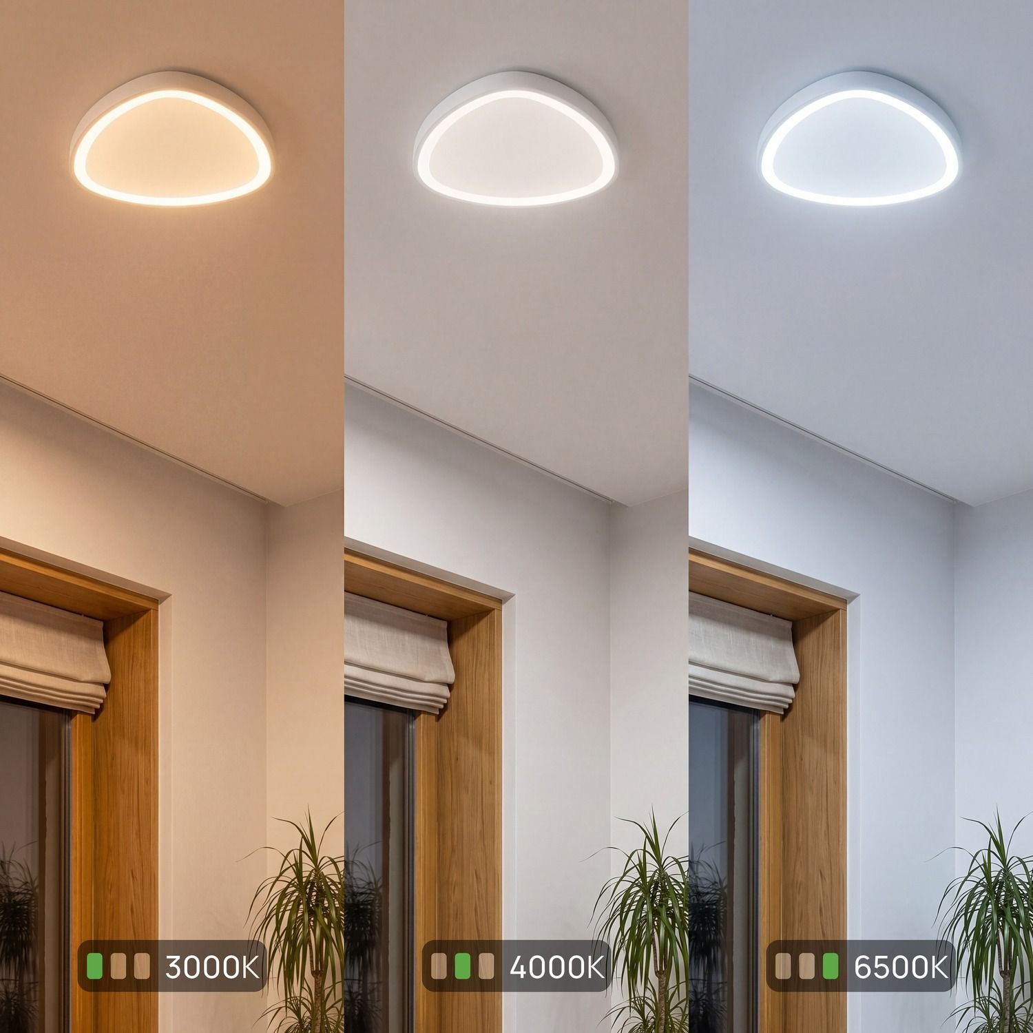 Applique LED Blanc 40 W dimmable Changement de température de couleur deckenleuchte, wandlampe, modern, LED, warmweiß