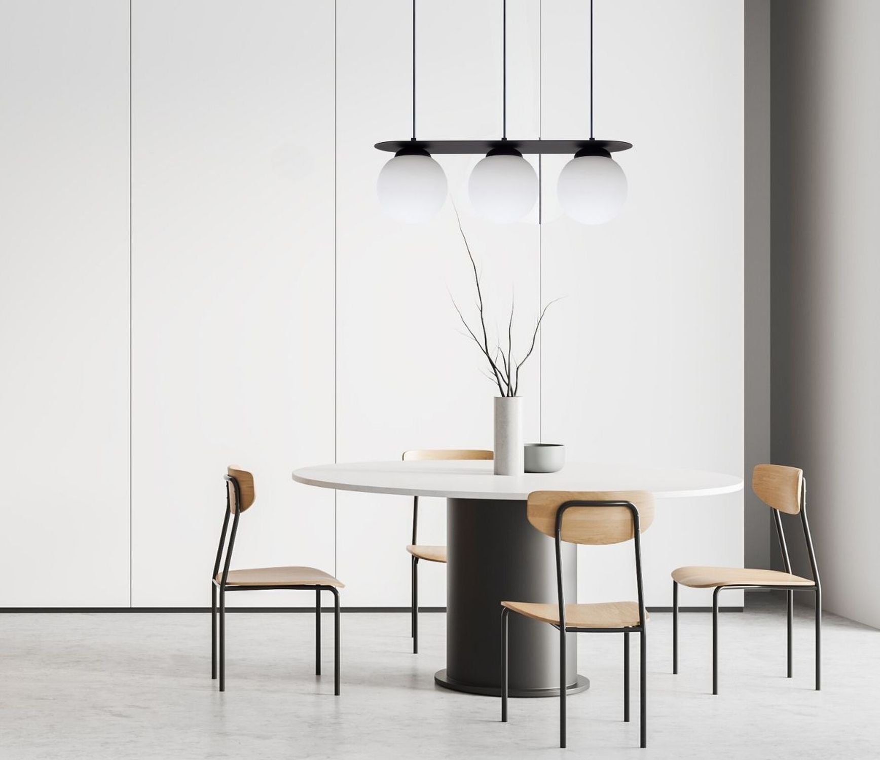 Esstisch, Mobiliar, Tabelle, Esszimmer, Lampe