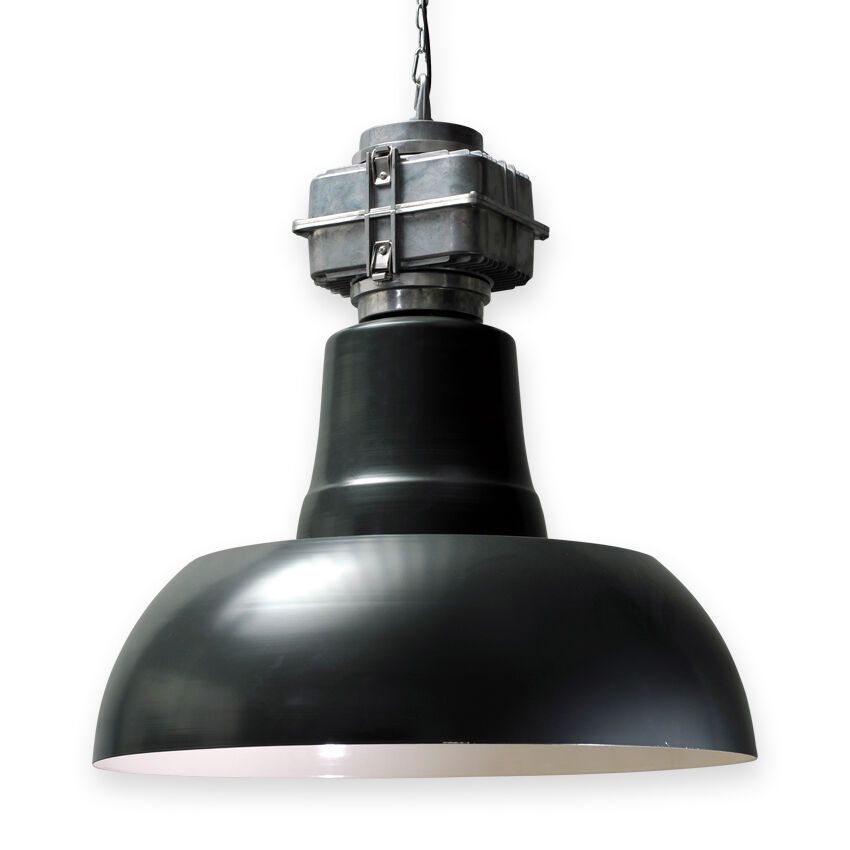 Lampe industrielle XL 77cm noire