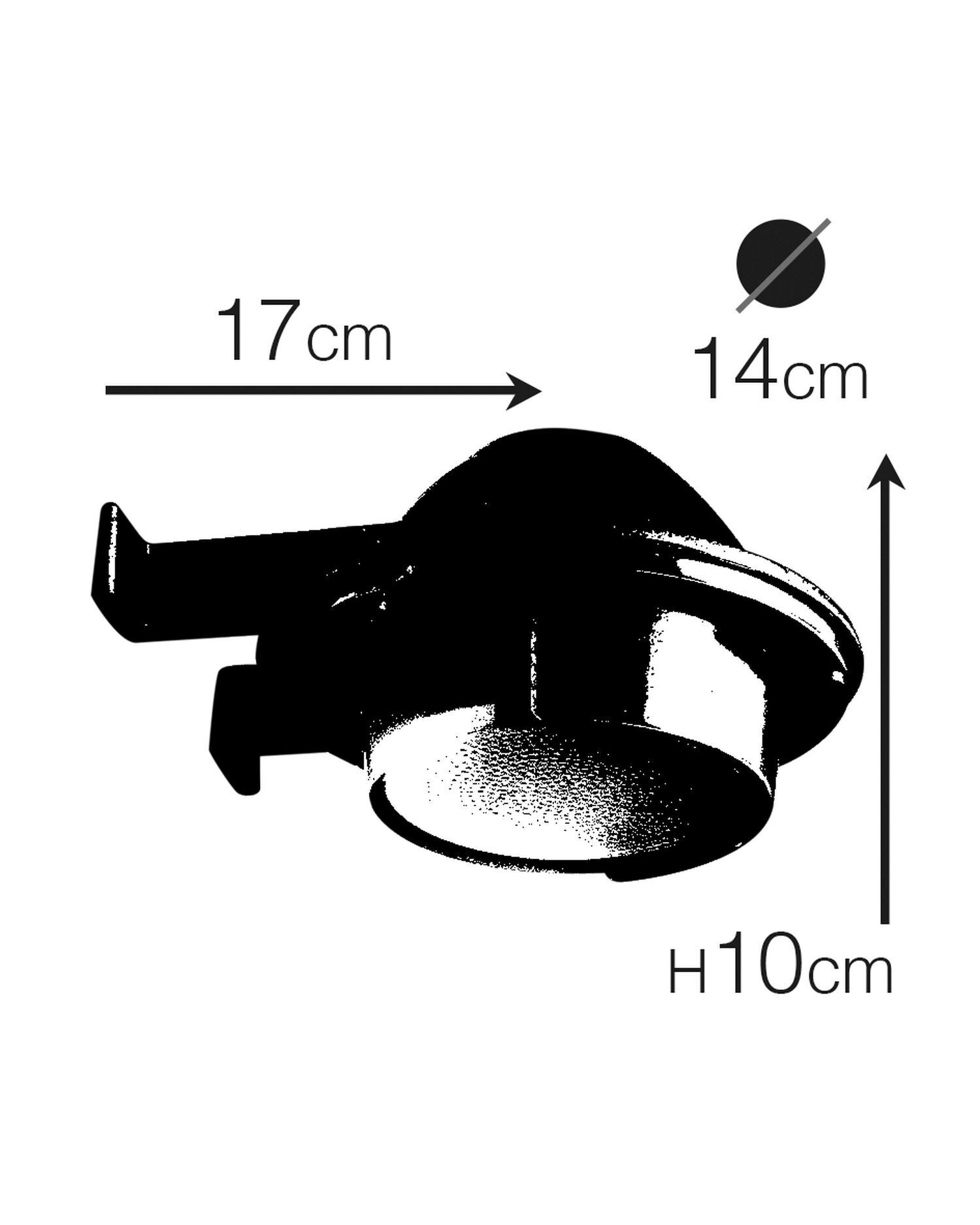 Wandleuchte außen Glas Echt-Messing G9 IP64 14 cm breit Kugelkopf, Montageeinheit, Küchenzubehör, Tellerhalter, Kunststoff/Metall