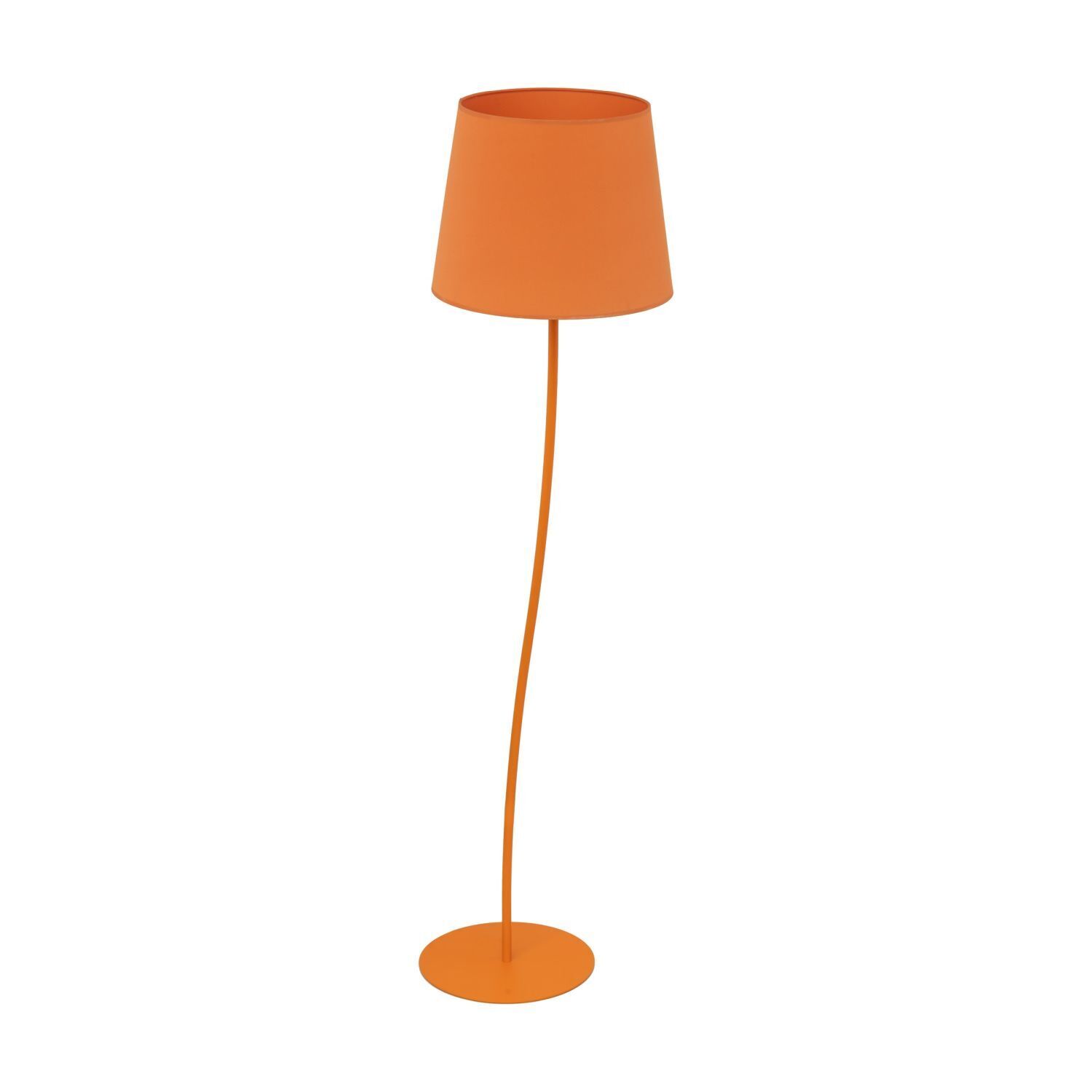 Lampadaire Chambre d'enfant Orange E27 150 cm petit tissu métal Lampe, Lampenschirm