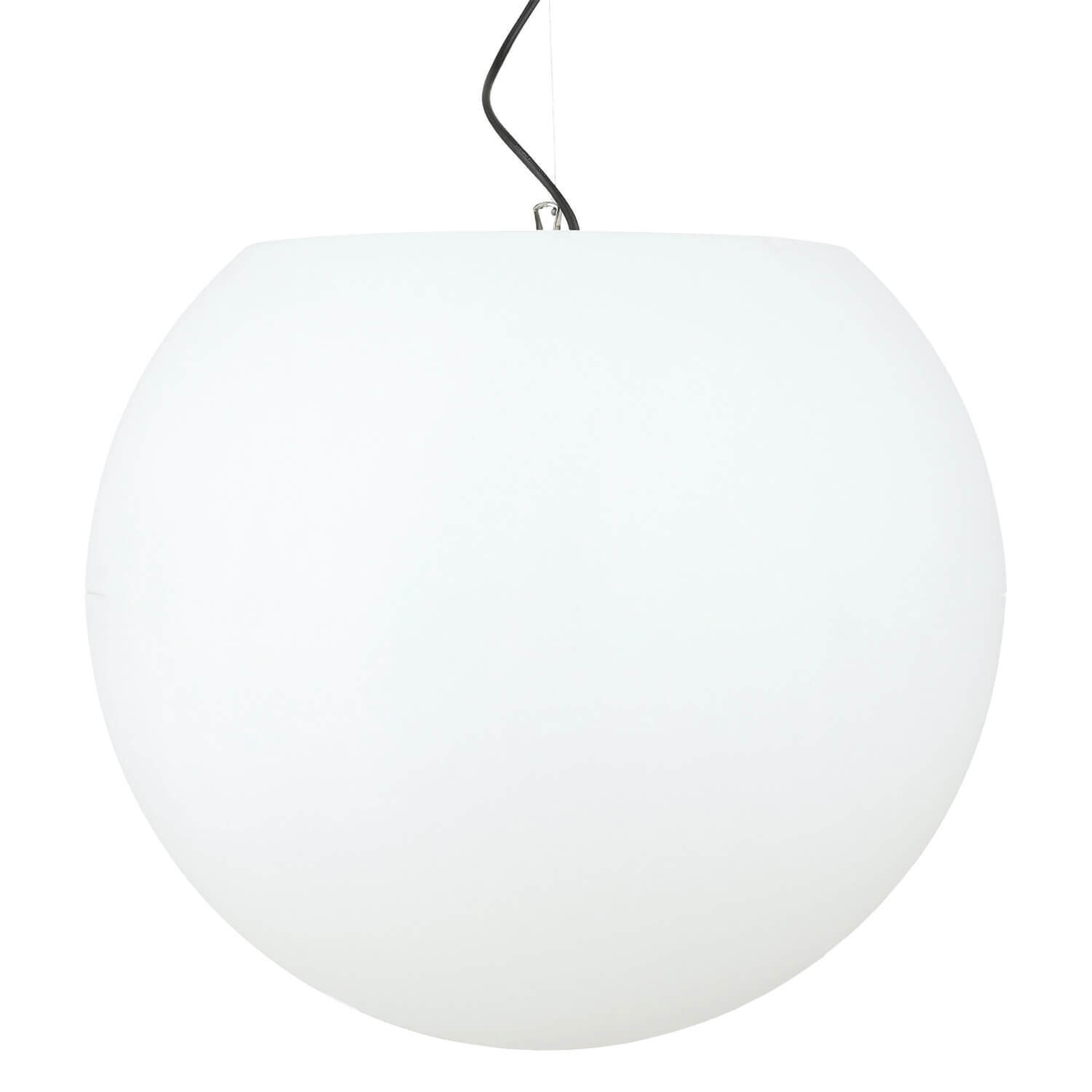 Grande lampe à suspendre pour l'extérieur en blanc Ø60cm