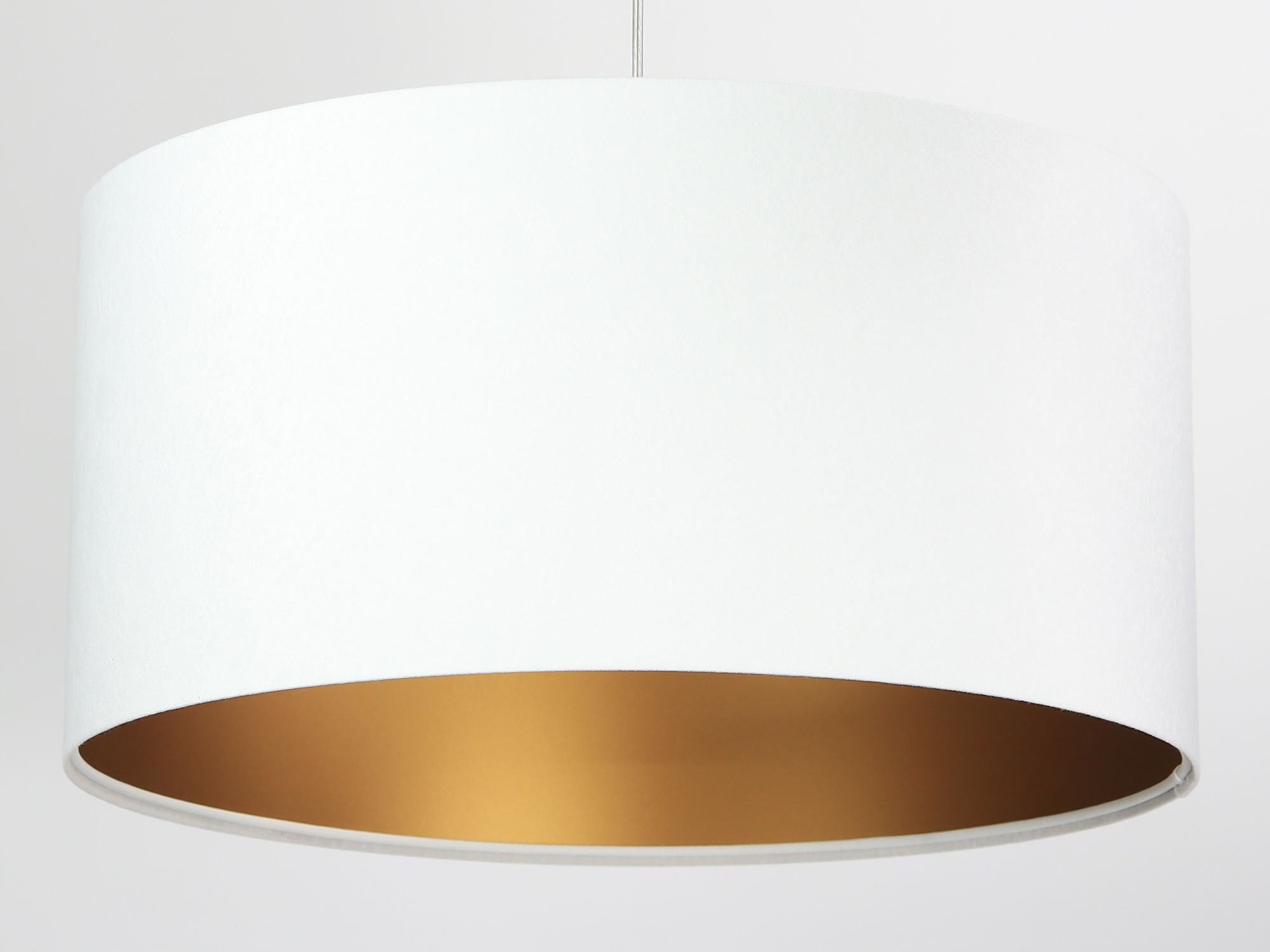 Hängeleuchte ROSIE Creme Gold Retro rund Esstisch Lampe, Lampenschirm