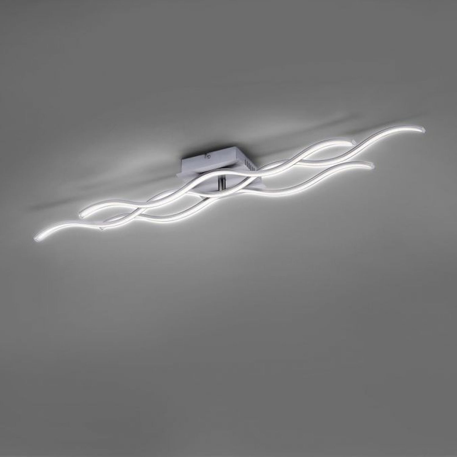 Lampe de plafonnier LED Vagues Métal en acier 3000 K Moderne
