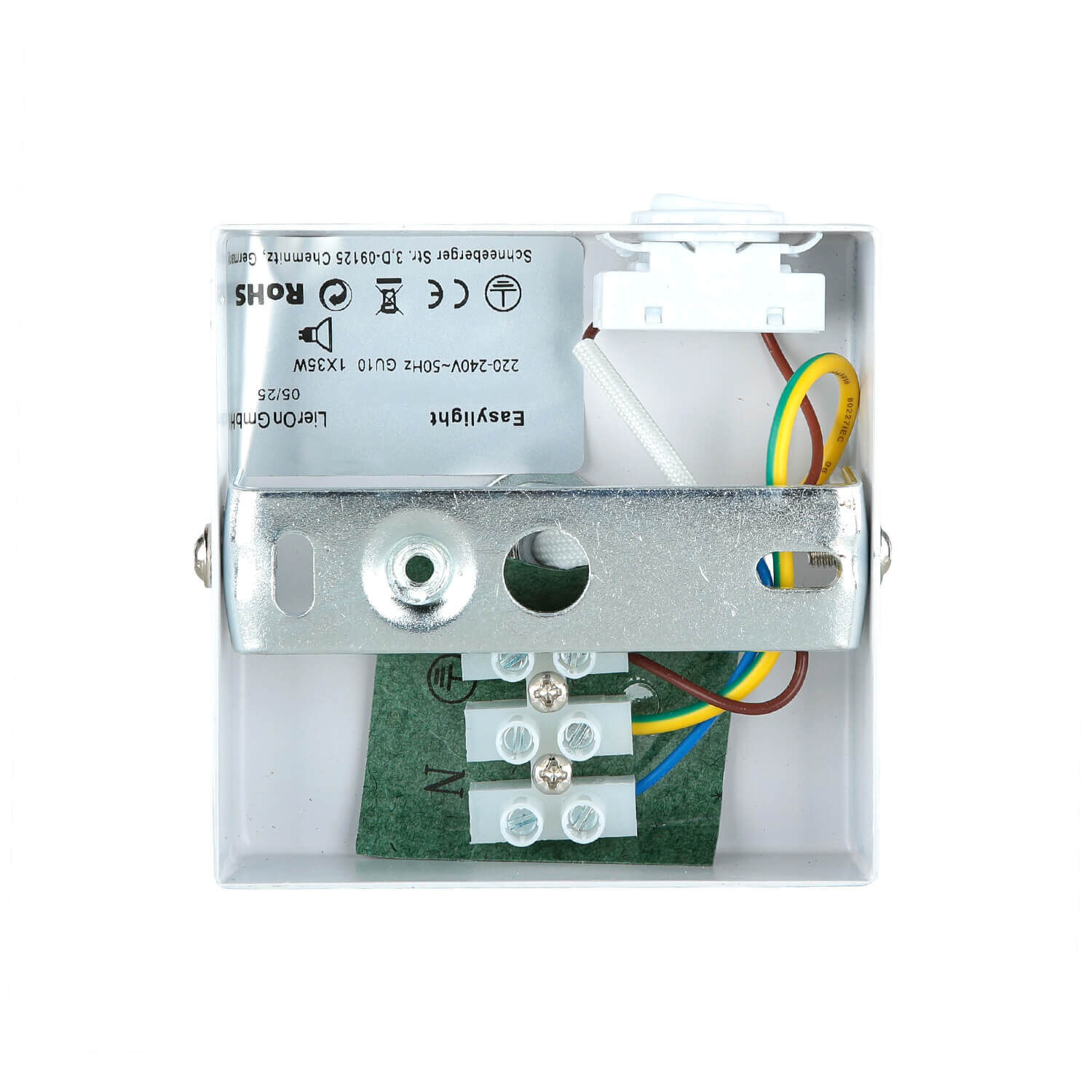 Aufbau Spotstrahler ETNA in Weiß