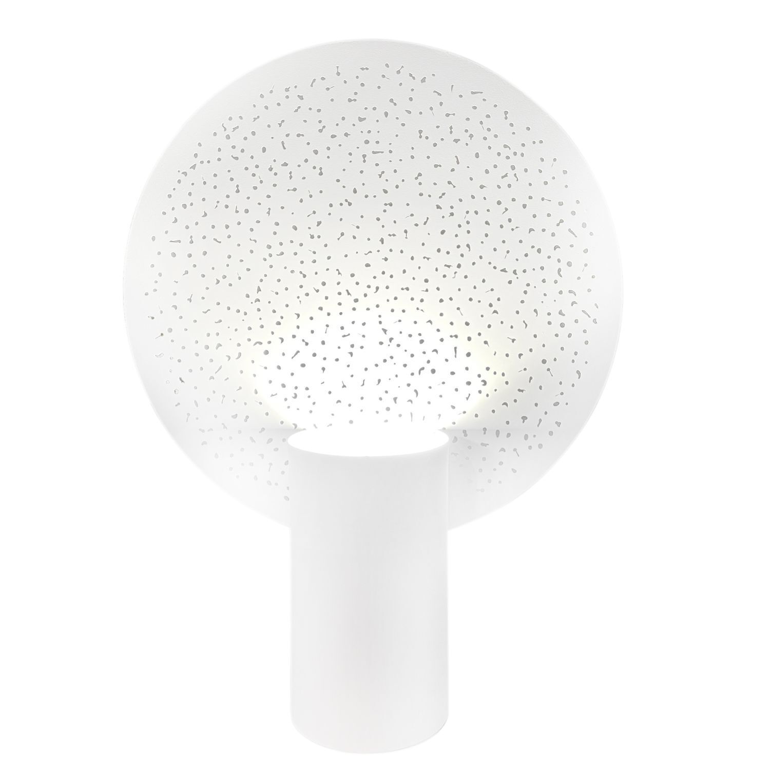Lampe de table blanc 50 cm de haut décoratif métal E27