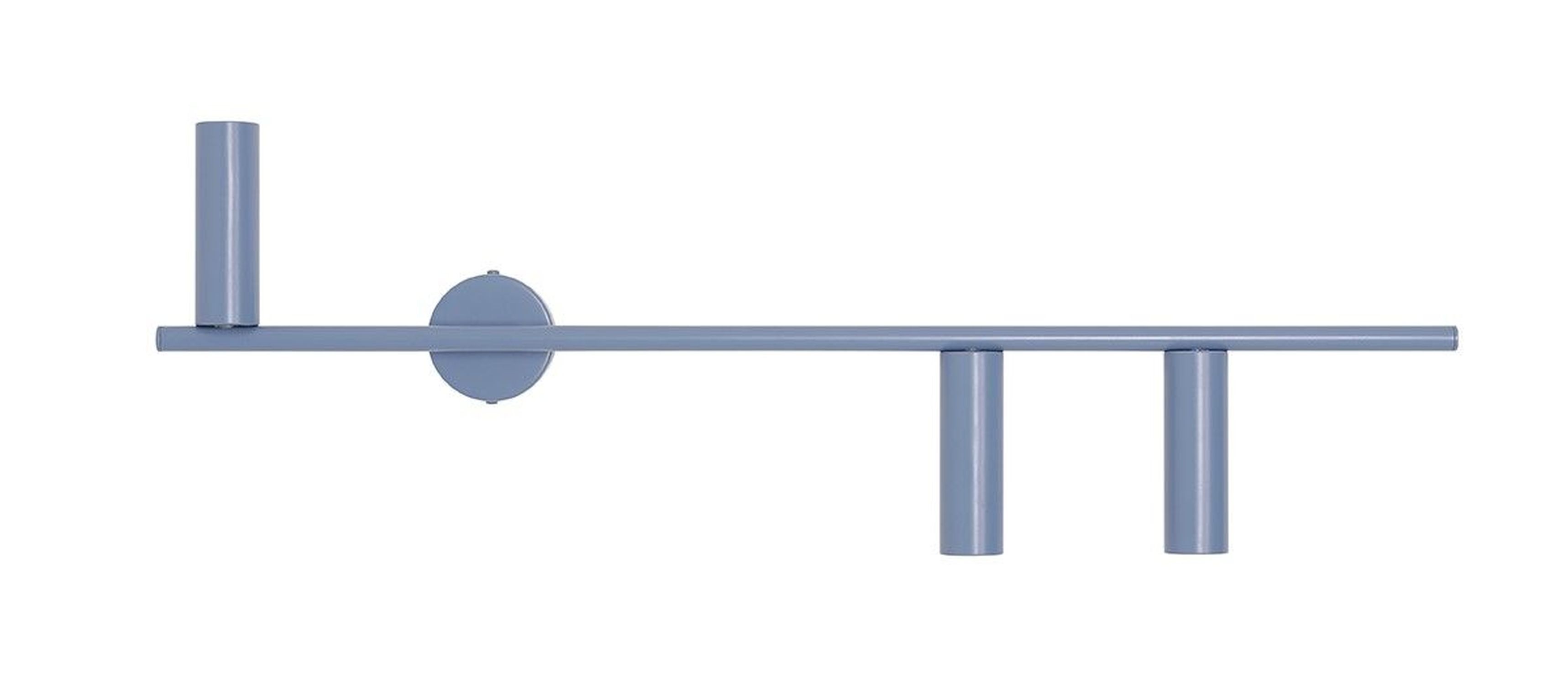 Applique rétro bleu métal 3 flammes L:81 cm décoratif