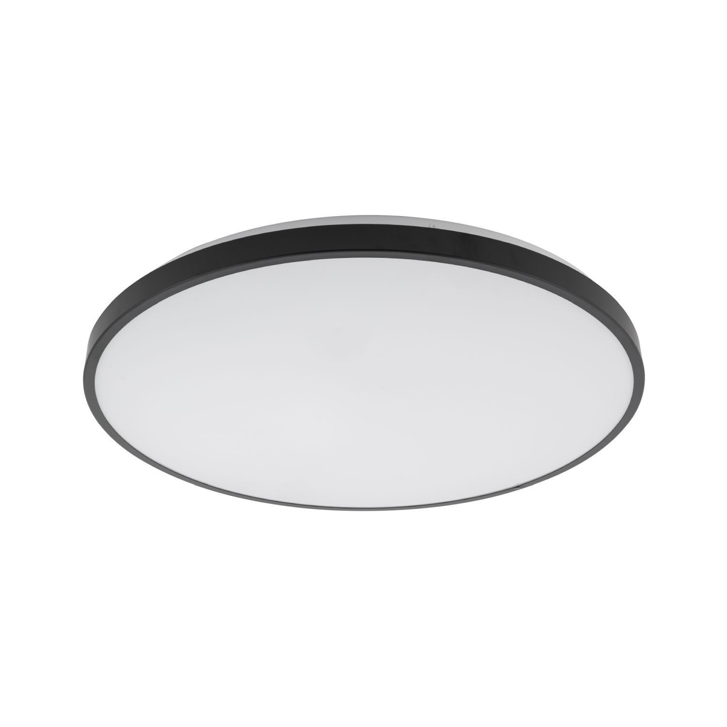 Plafonnier LED noir à faible éblouissement Ø49 cm 32 W 2100 lm