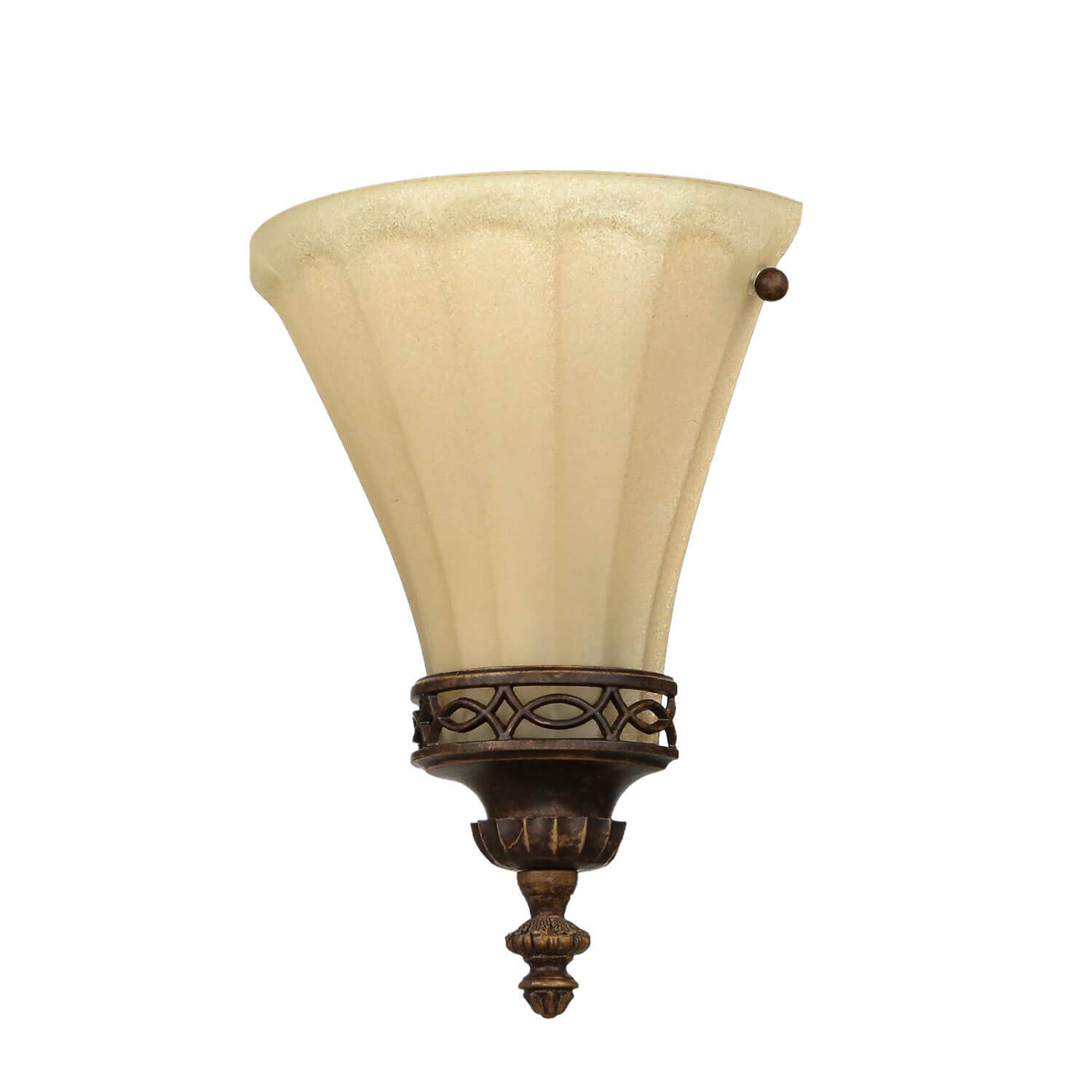 Applique ANABELL 1 Marron Lampe rustique Bras éblouissant