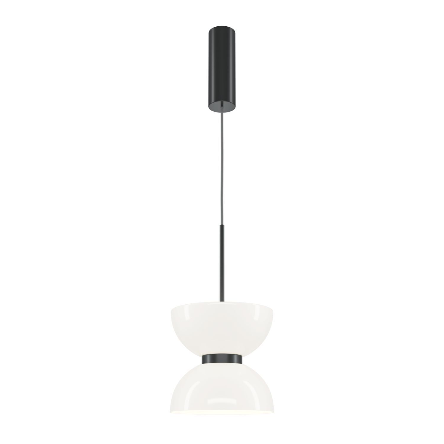 Suspension métal verre LED Ø 22 cm H : max. 350 cm