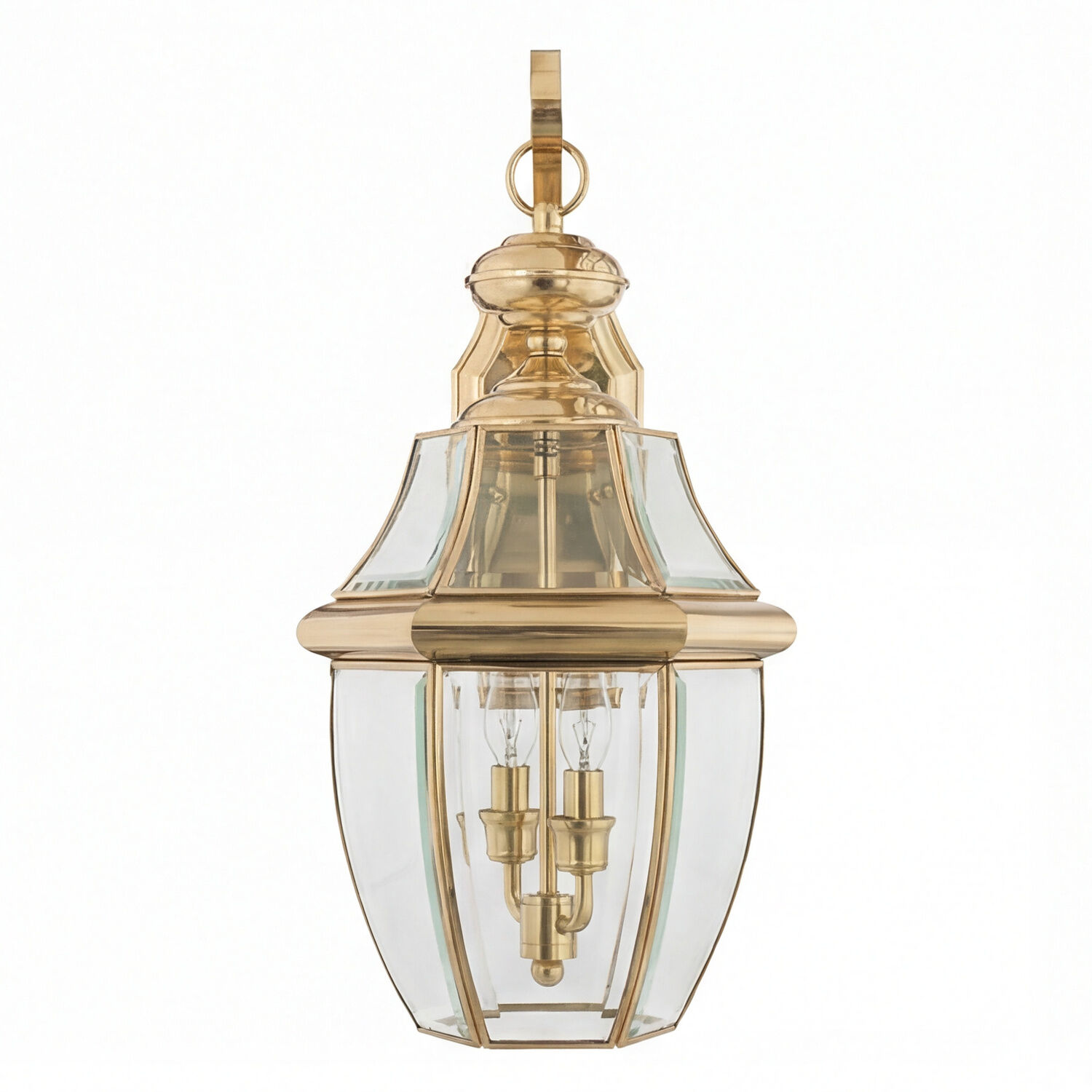 aussen-wandleuchte-aussenlampe-regina-2-flammig-messing-poliert-vintage-01 hängelampe, kristall, goldtone, lampe, gruppiert