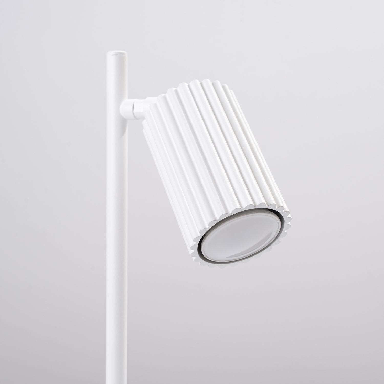 Lampe de bureau Blanc Métal H : 43 cm orientable GU10