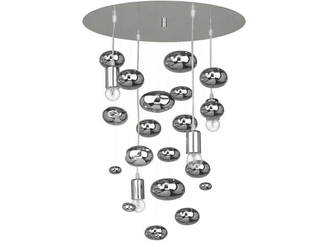 Suspension moderne SALVA chromée