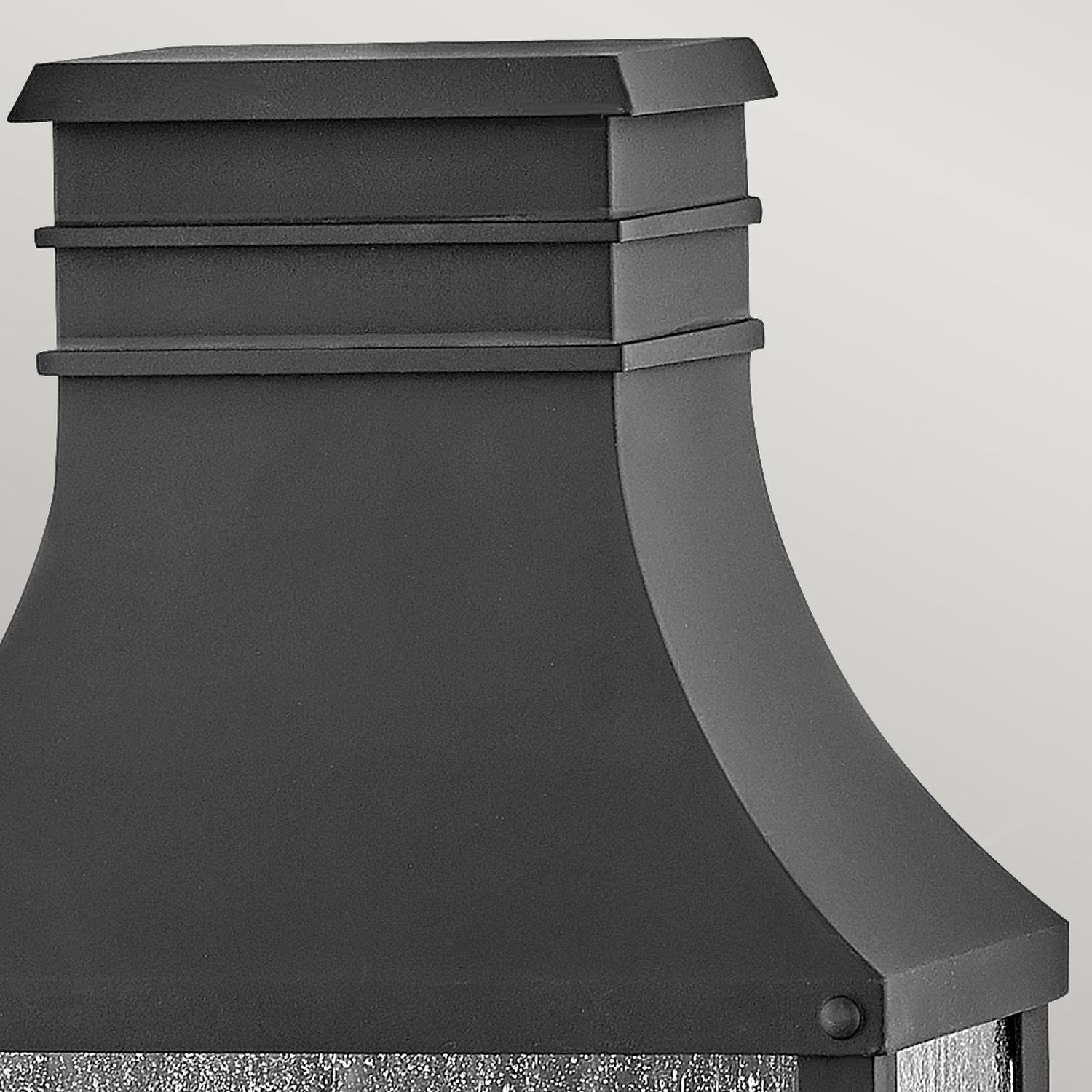 Lampe d'extérieur Mur Vintage H : 44 cm IP44 noir antique 2x E14