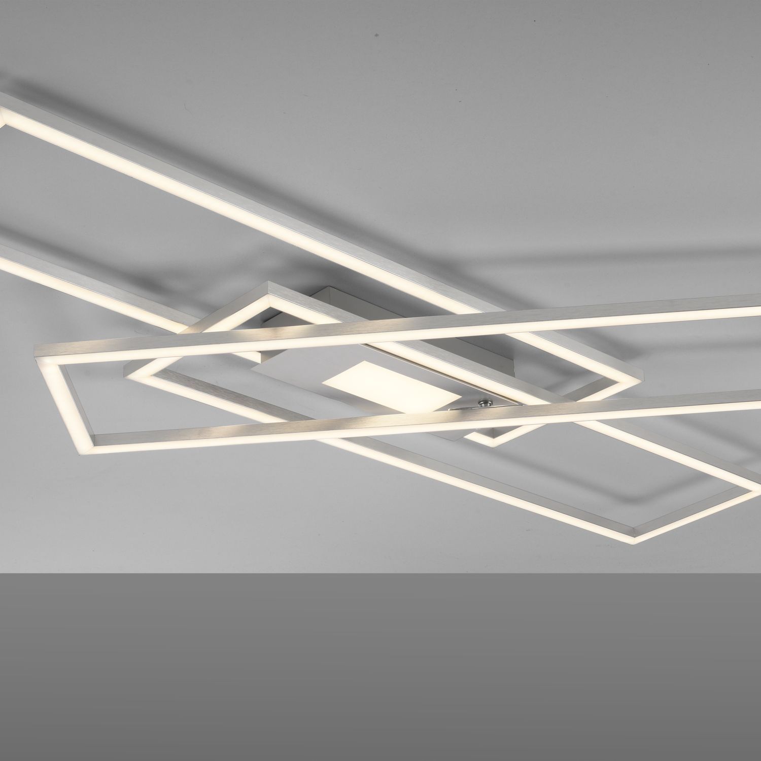 Lampe de plafonnier LED à intensité variable Métal en acier L:98,9 cm 45 W Deckenleuchte, Gerät, Deckenventilator, Elektrisches Gerät