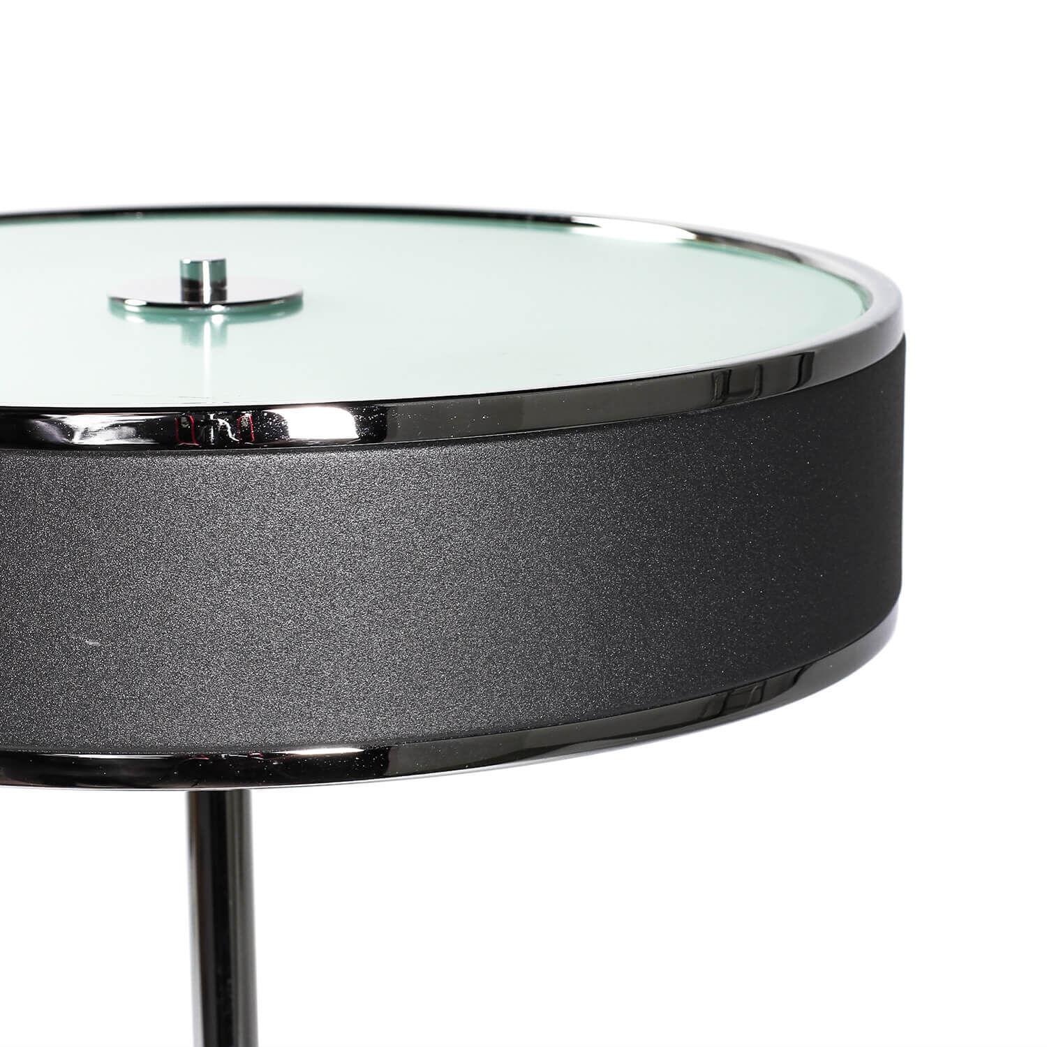 Lampe de table en graphite Ø35cm H:47cm Lampe LORSAN Moebel, Tabelle, Kaffeetisch, Lampe, Tischplatte