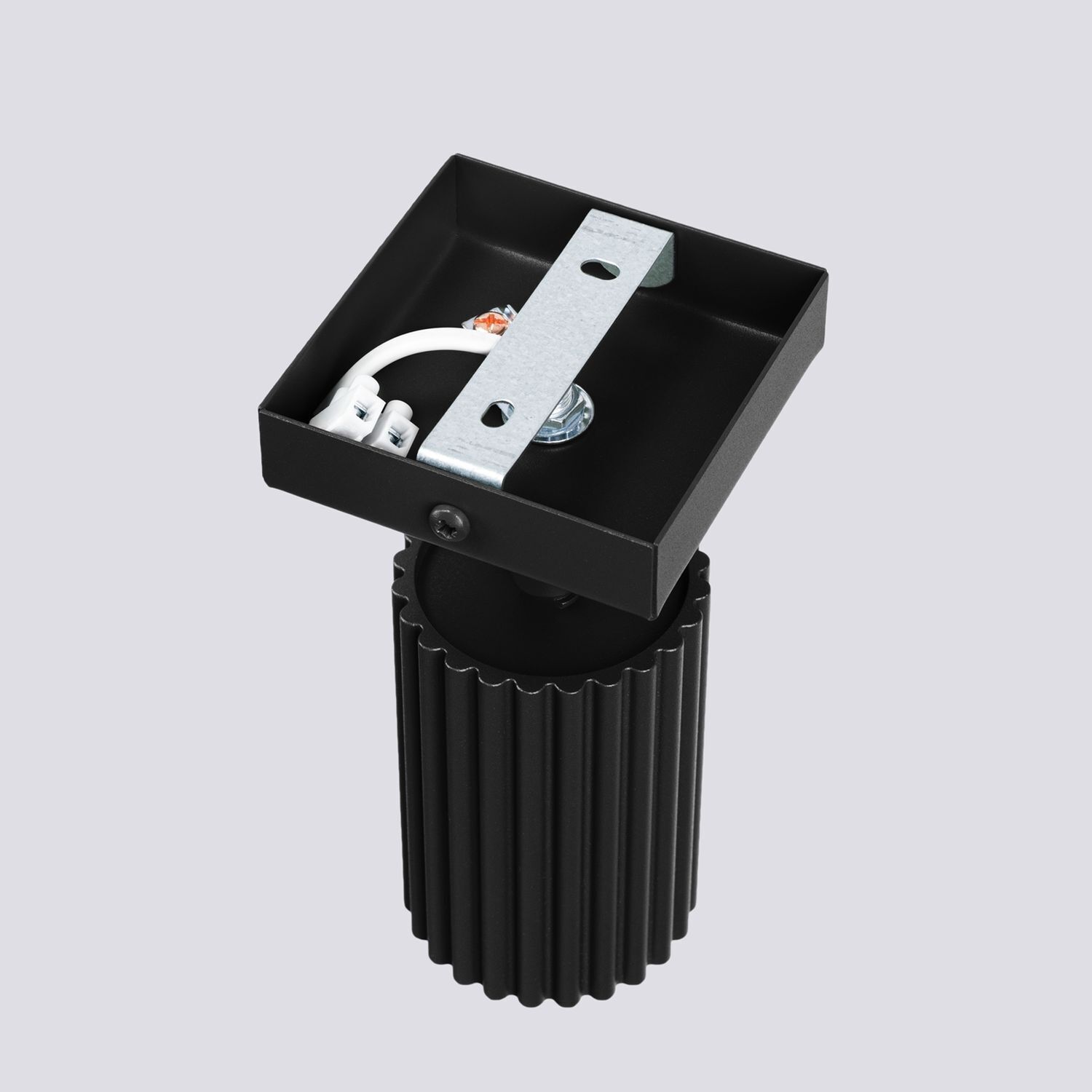Applique murale noire GU10 Moderne L : 8 cm petite orientable
