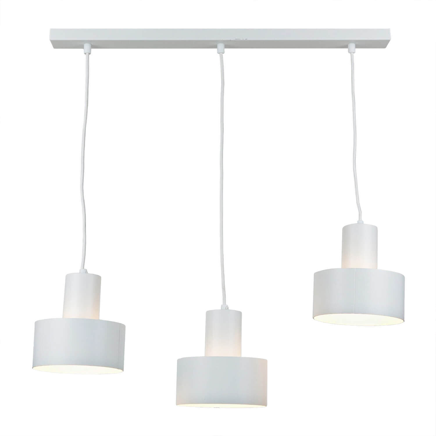 Suspension Rif Blanc 3 flammes