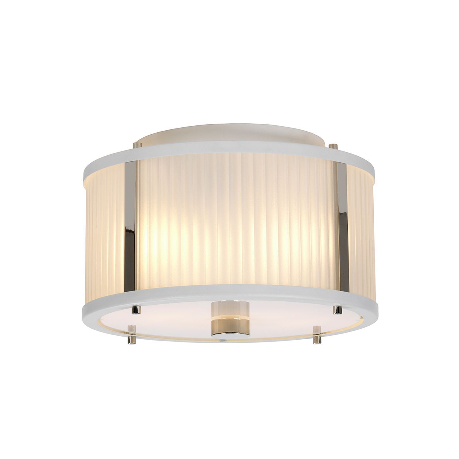 Lampe à suspendre Blanc Transparent Ø30 m rond Table à manger CARILA Deckenleuchte