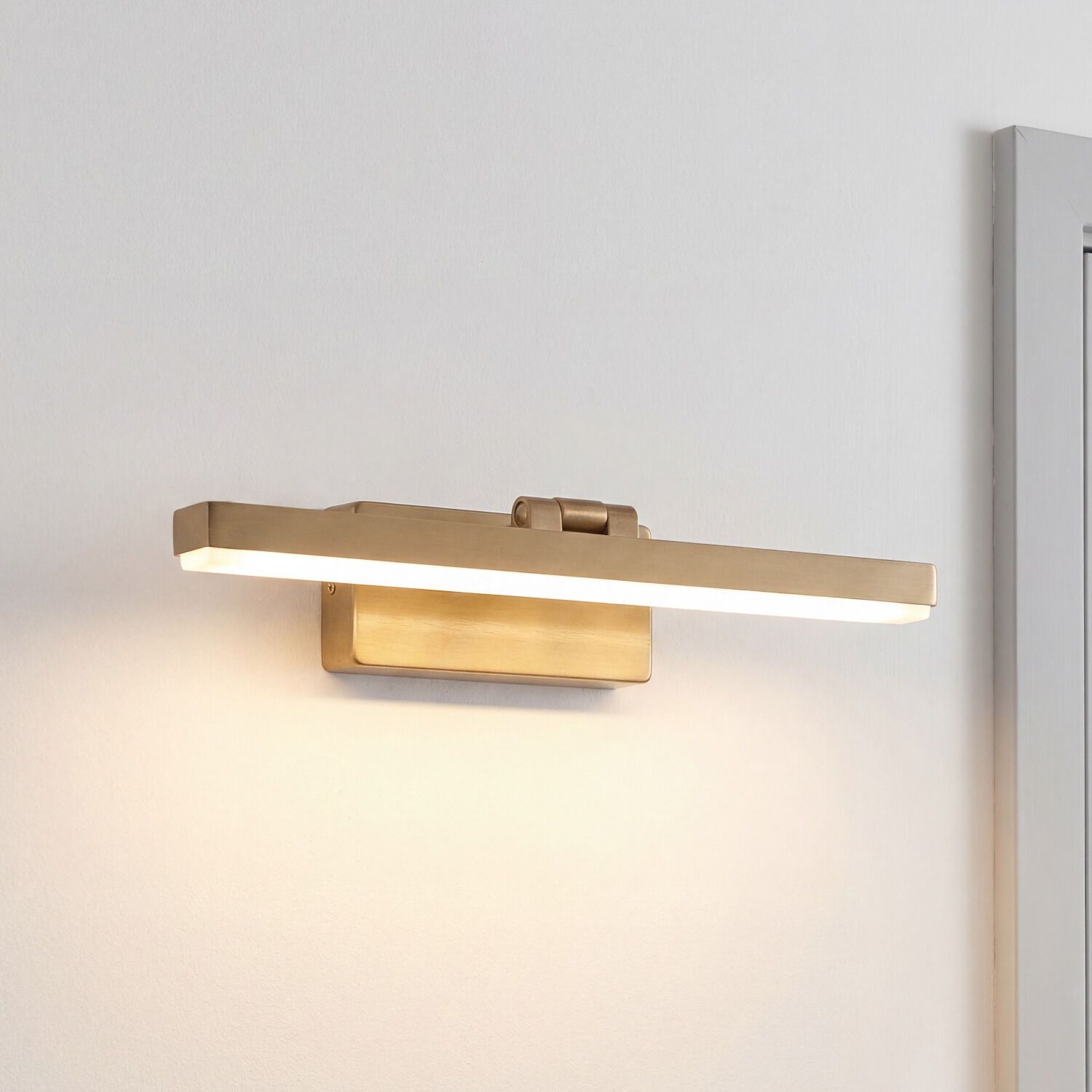 led-lampen-wandlampe-kueche-jugendstil-wandleuchte-damian-1x-led-mit-9-w-messing-matt-fuer-wohnzimmer-kueche-mit-schalter-le95689-01 Wandleuchte, Badezimmerleuchte, Brass/Gold Finish, LED-Leuchte, Wandmontage