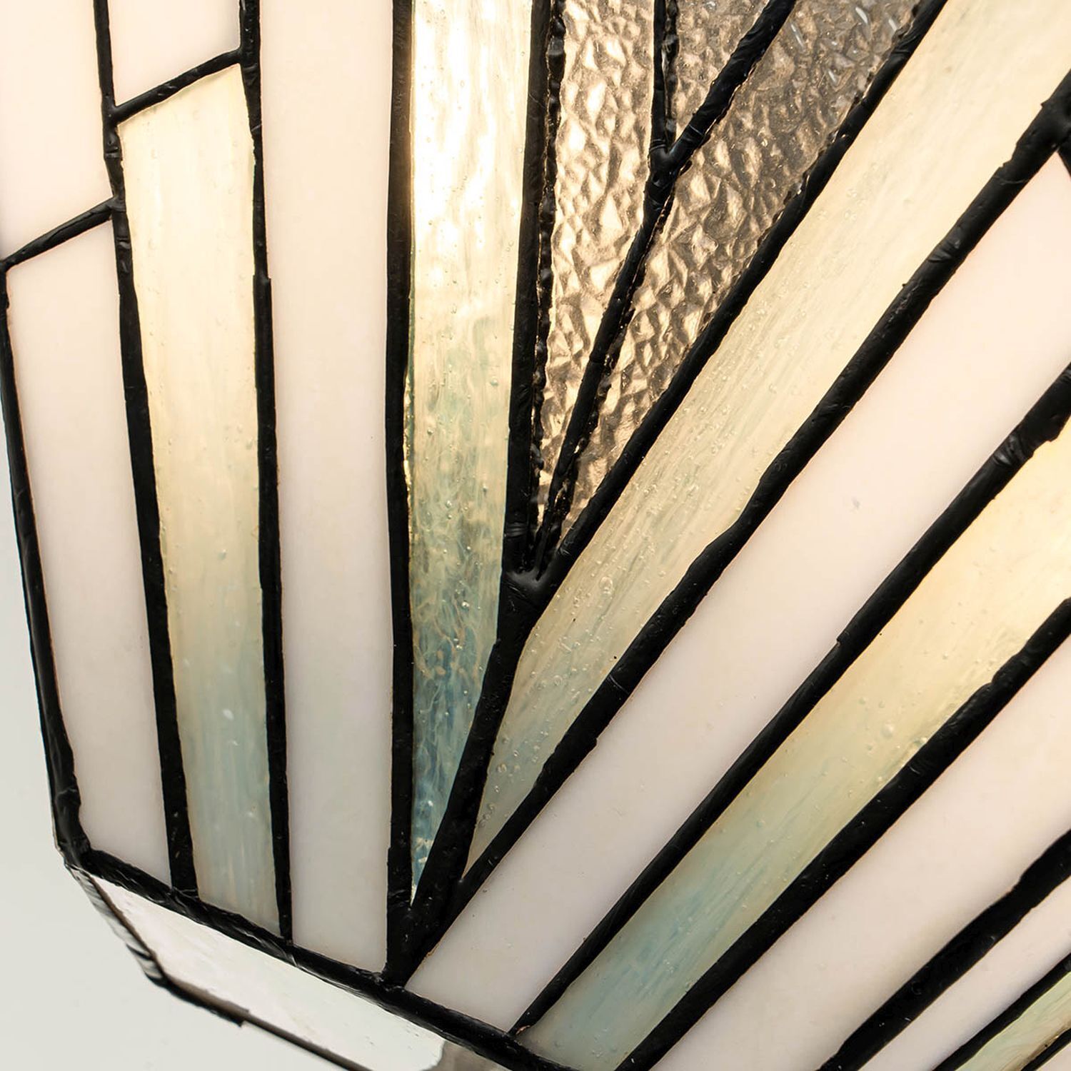 Wandleuchte Glas Metall Tiffany Stil B: 30,5 cm 2x E14 Drinnen, Innenarchitektur, Lampe, Deckenleuchte