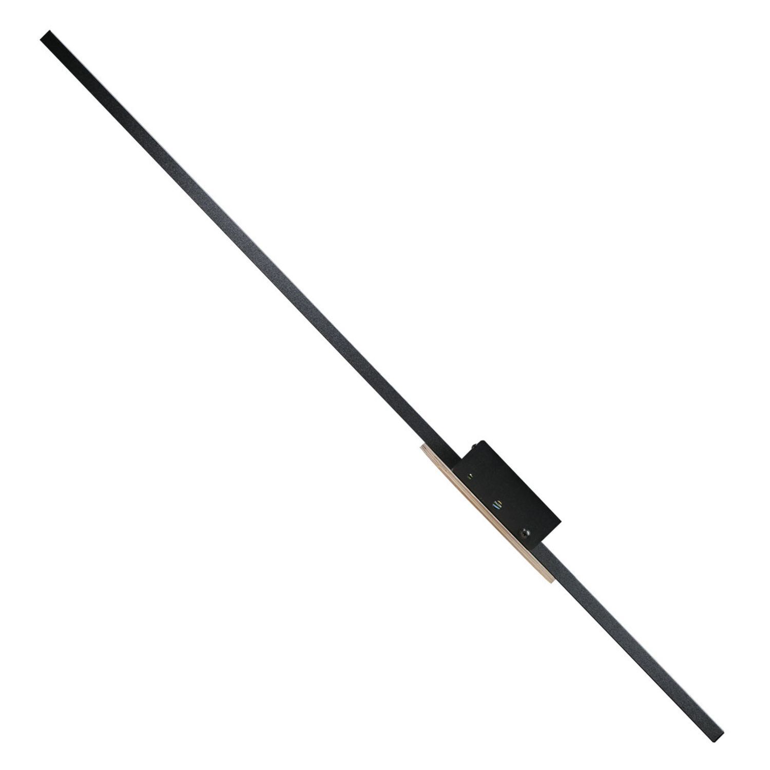 Applique indirecte LED Noir Naturel Métal Bois 3000 K