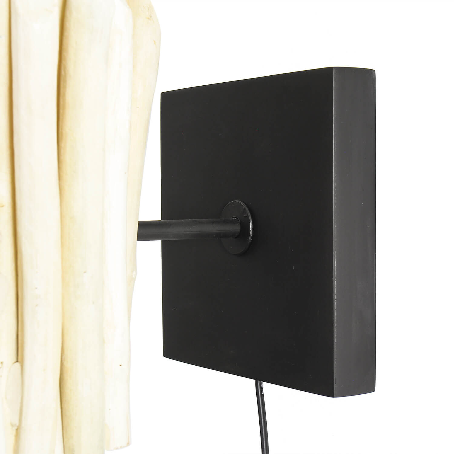 Applique en bois flotté Abat-jour en tissu fait main Salon Adapter, Elektronik