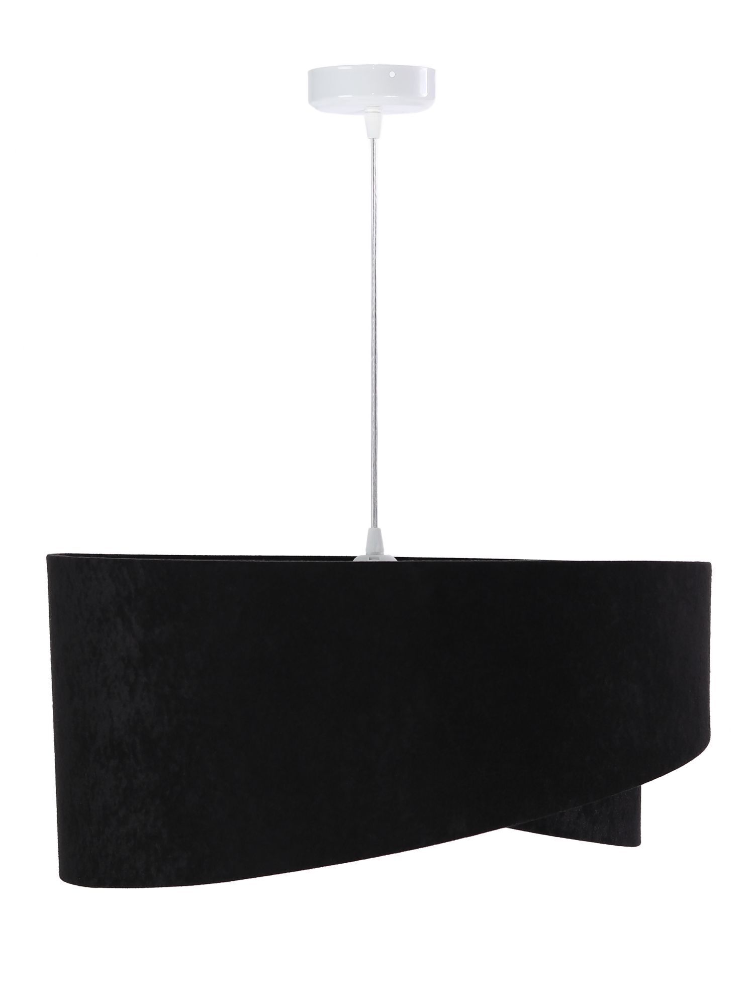 Suspension Table de salle à manger Noir Argent Tissu Ø50cm Moebel, Tabelle, Lampe