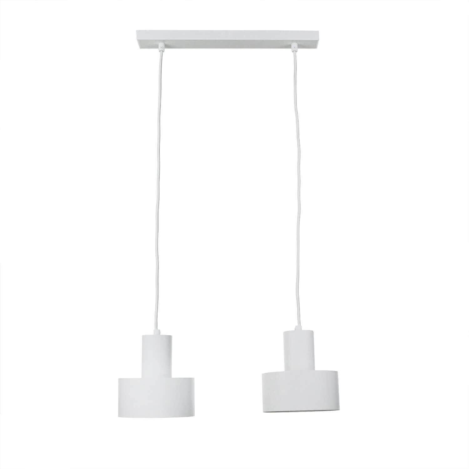 Suspension Rif Blanc 2 flammes