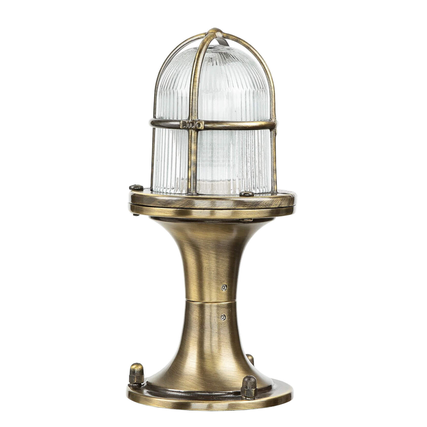 Lampe de socle extérieure laiton H:25cm Chemin de terrasse