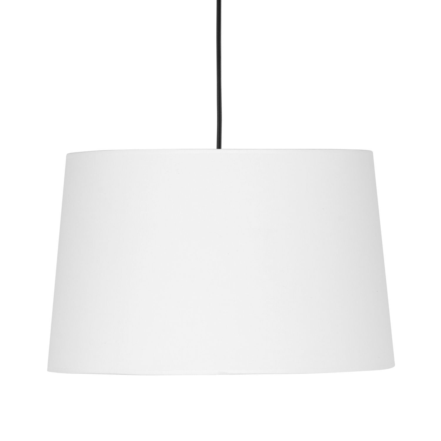 Suspension Tissu Ø 45 cm Blanc Réglable en hauteur Moderne